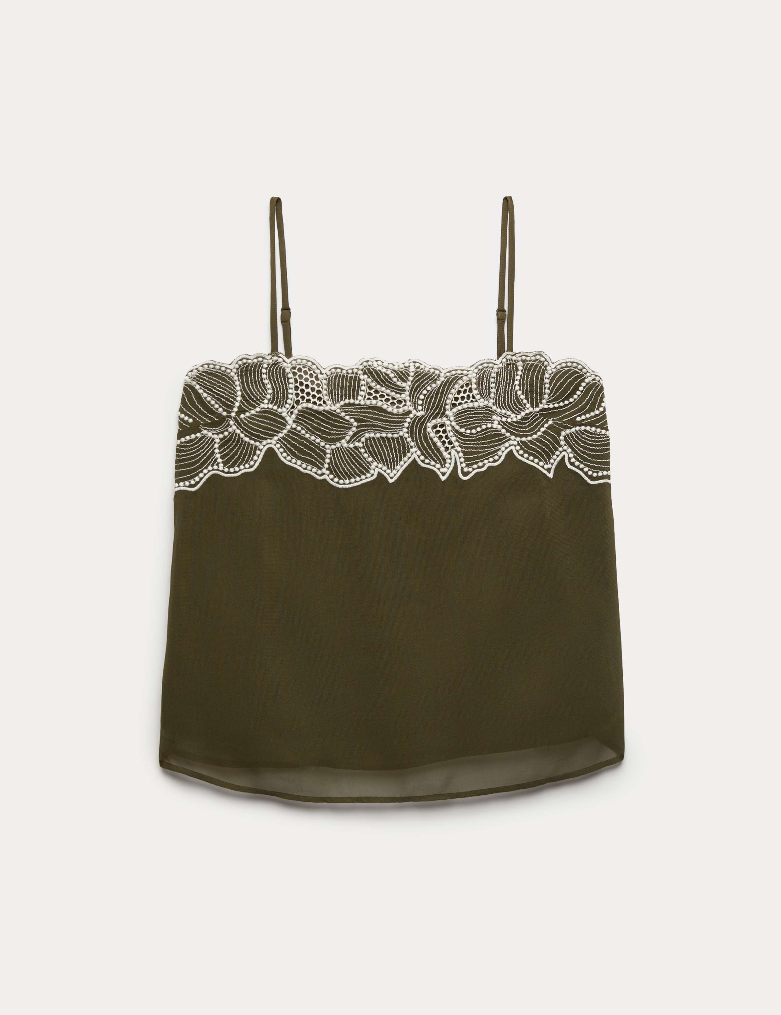 Floral Embroidered Cami Top 2 of 7
