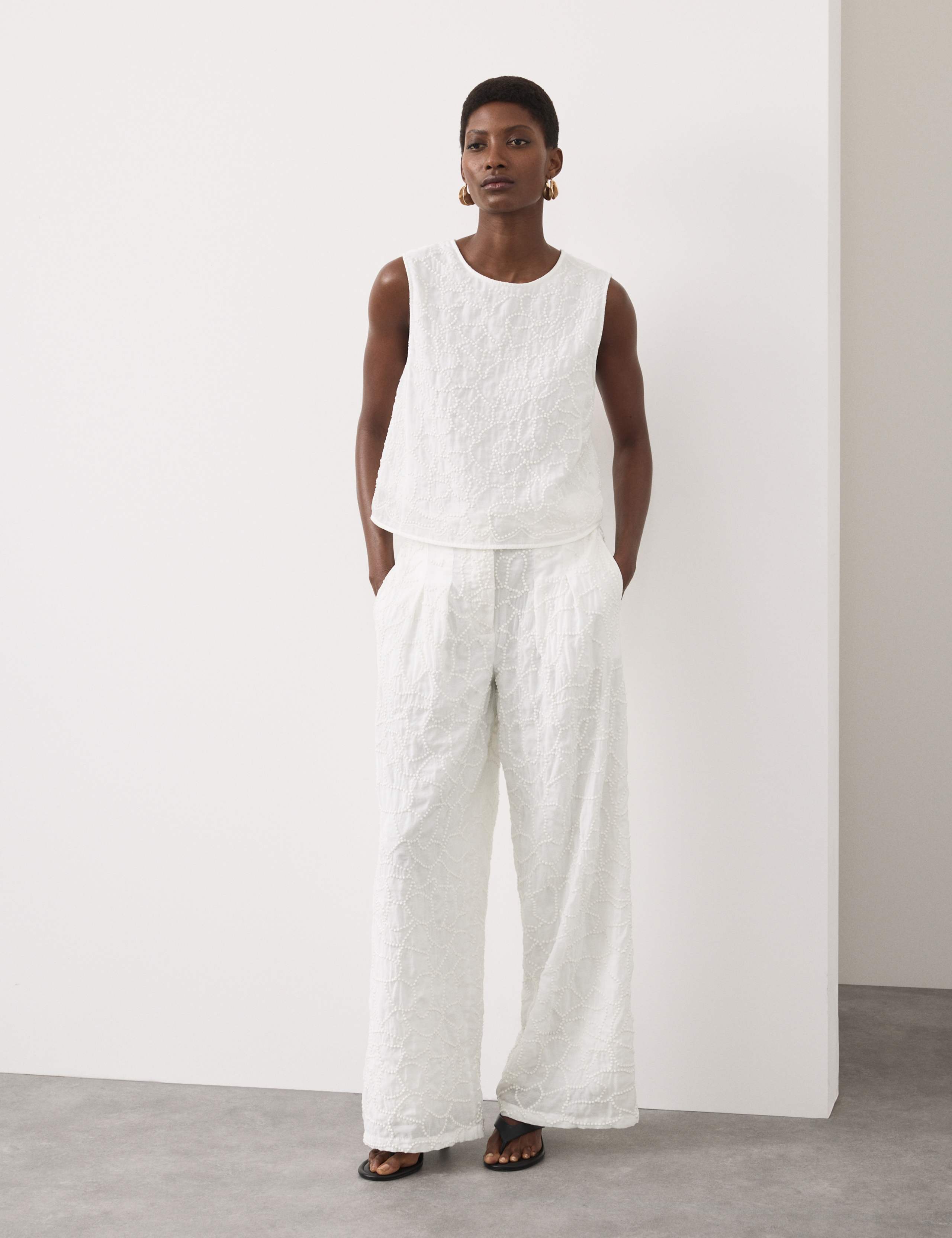 Viscose Rich Embroidered Shell Top 7 of 7