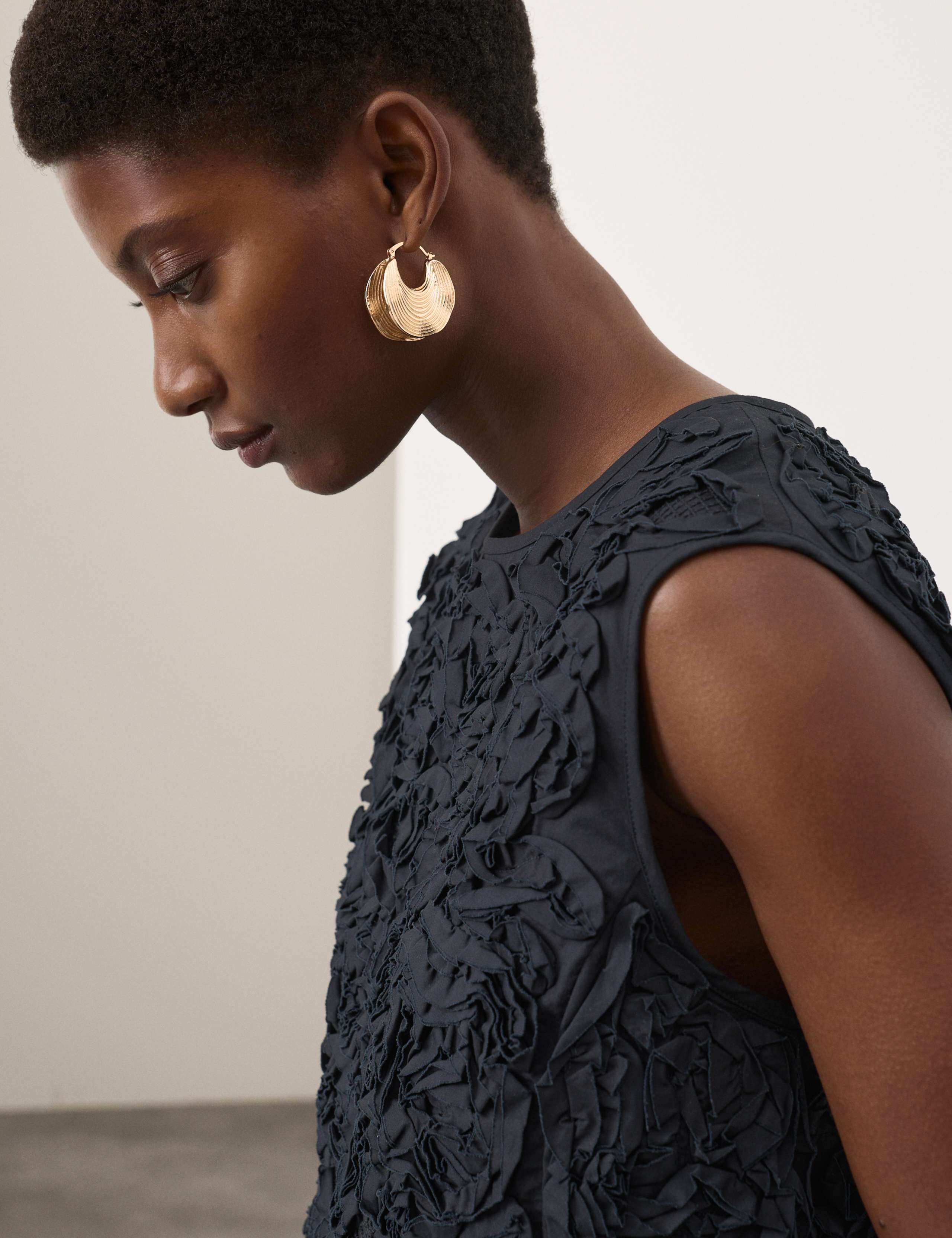 Pure Cotton Textured Shell Top 4 of 7