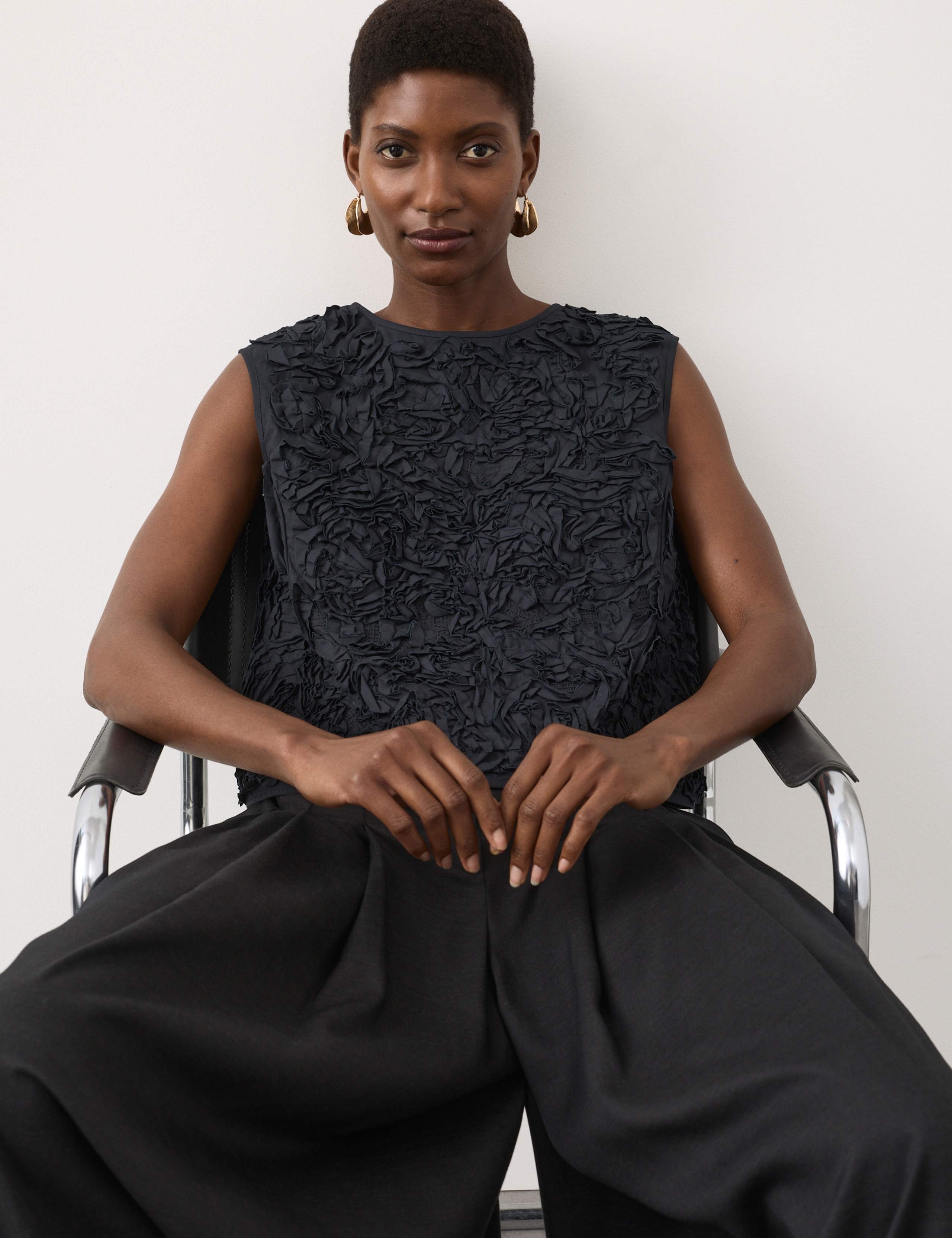 Pure Cotton Textured Shell Top 7 of 7