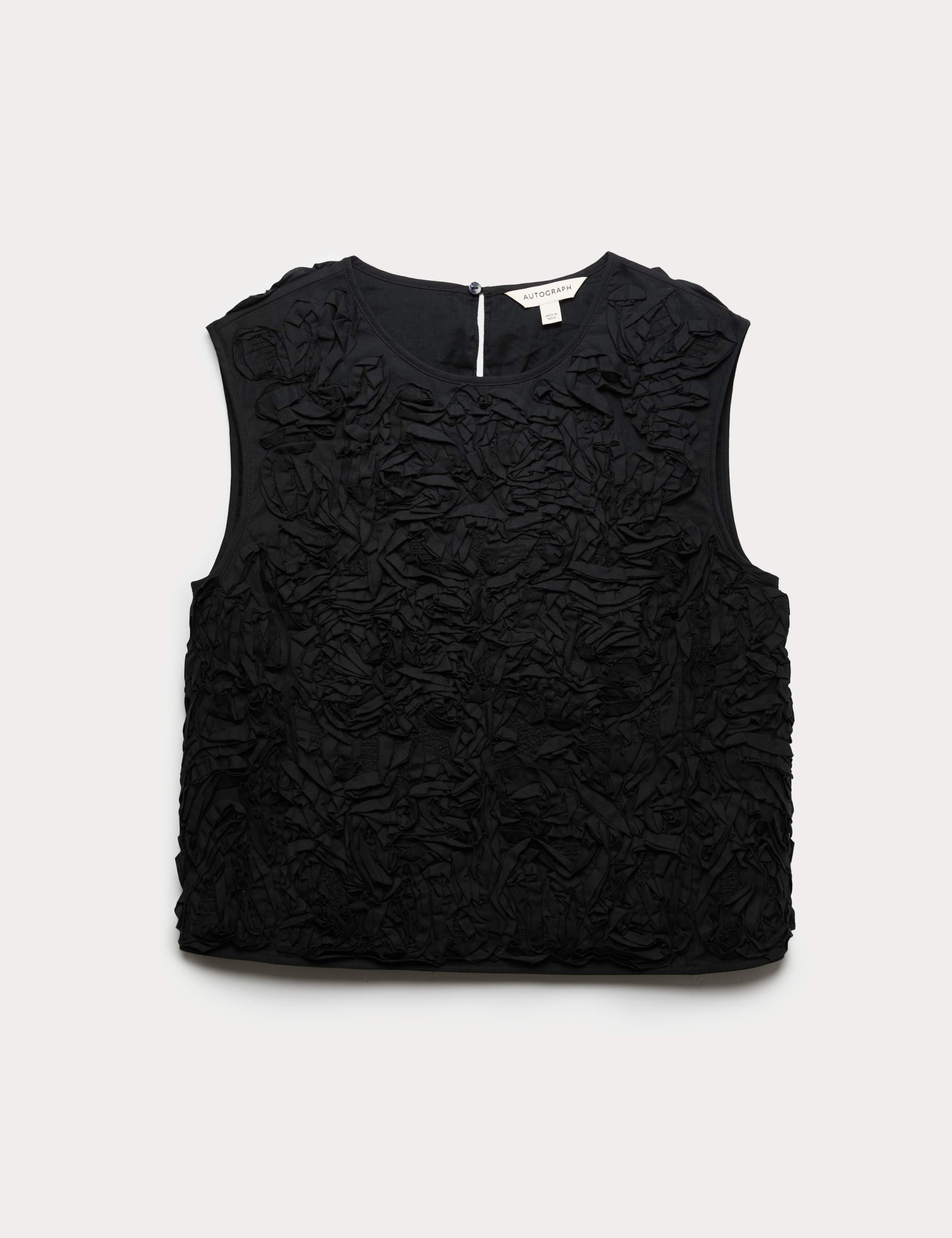 Pure Cotton Textured Shell Top 2 of 7