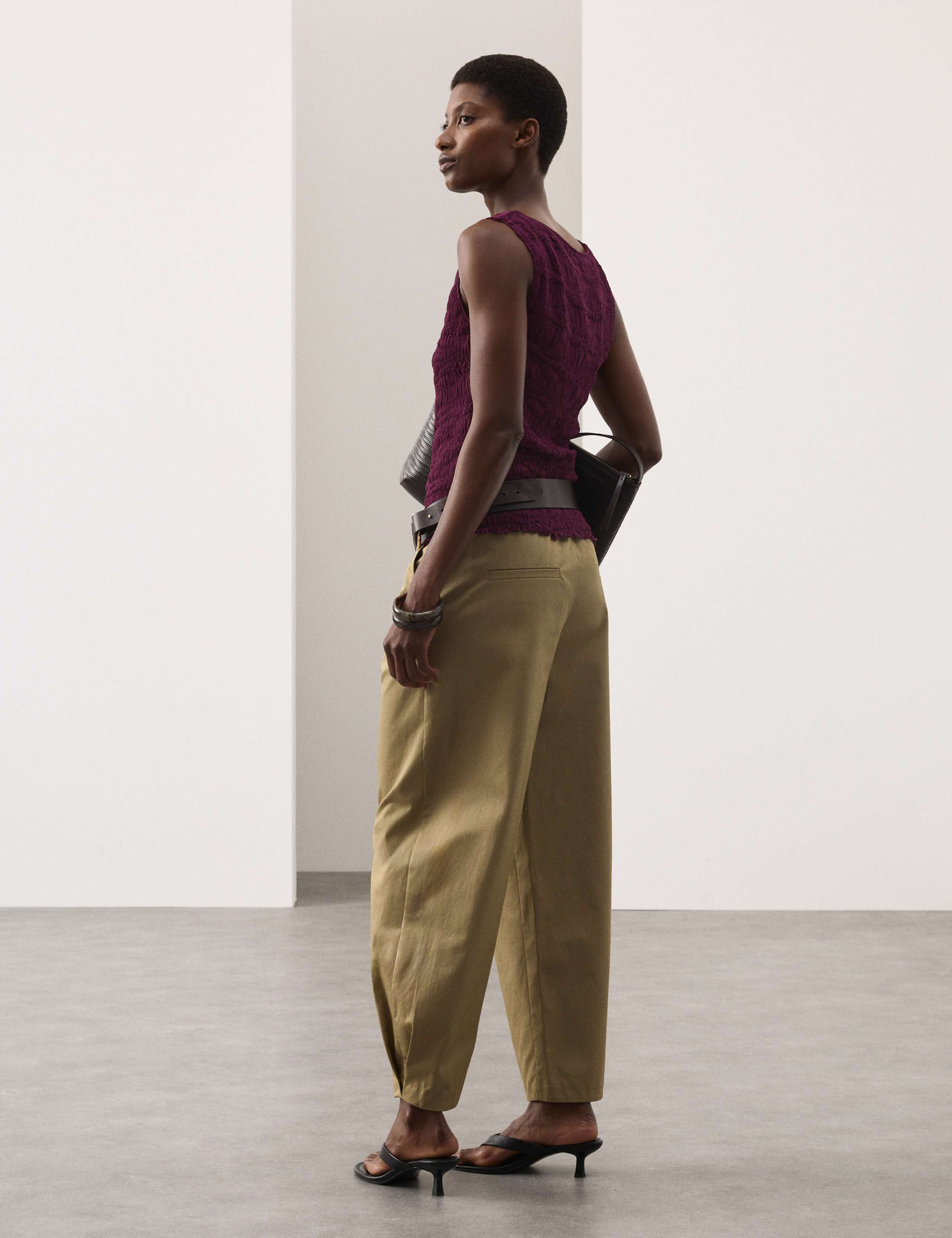 Textured Smocked Vest Top 5 of 5