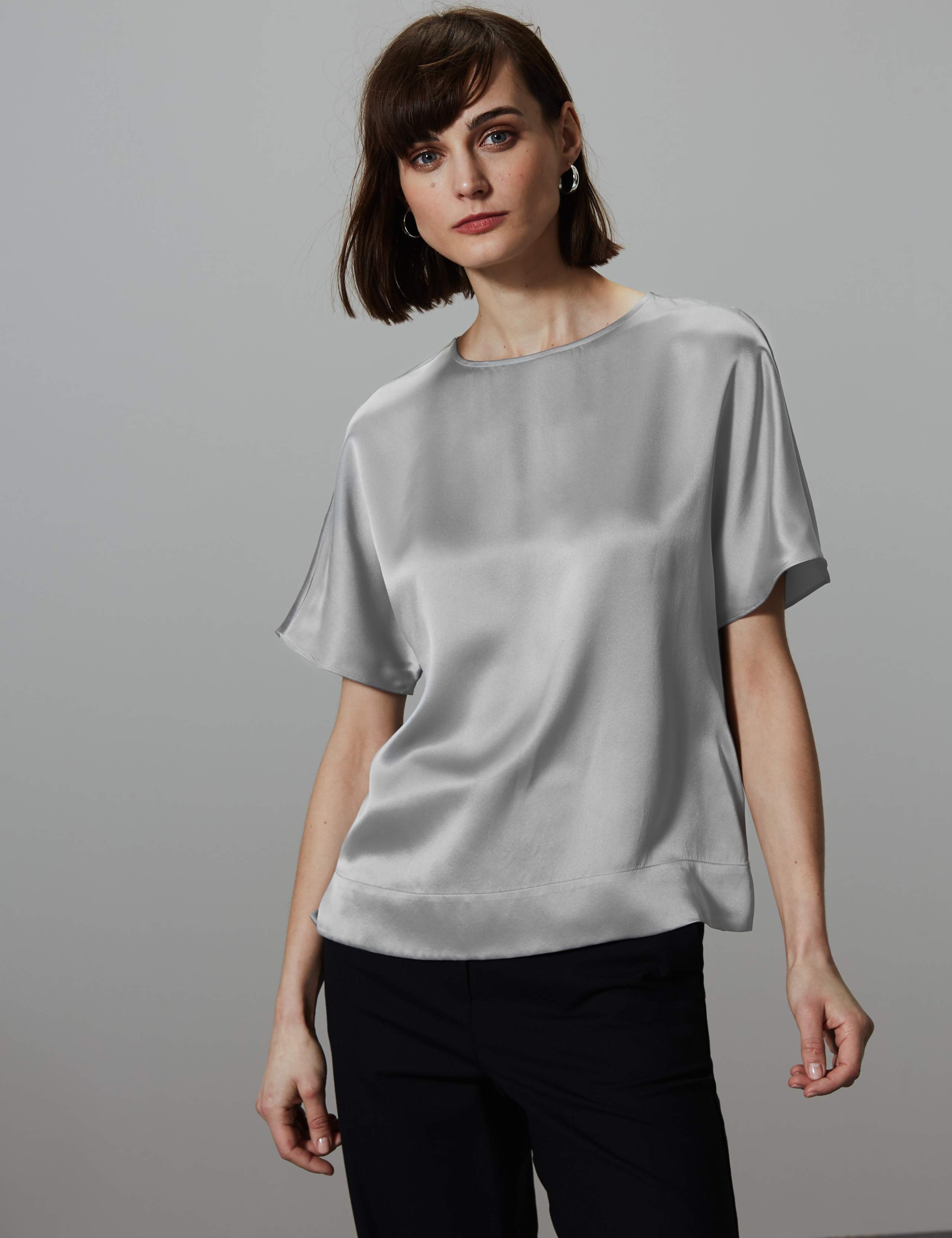 Pure Silk Shell Top 1 of 3