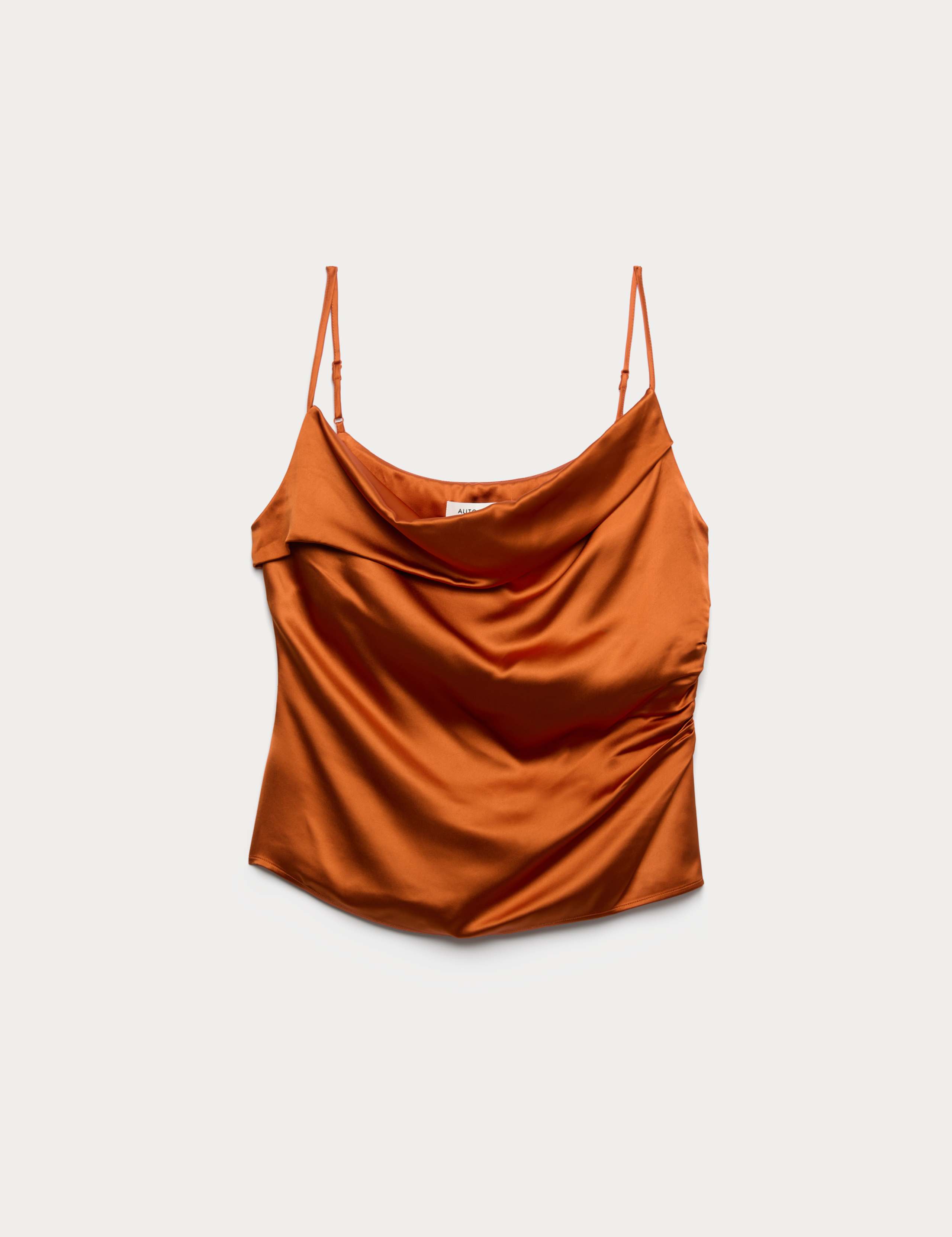 Satin Cowl Neck Cami Top 2 of 6