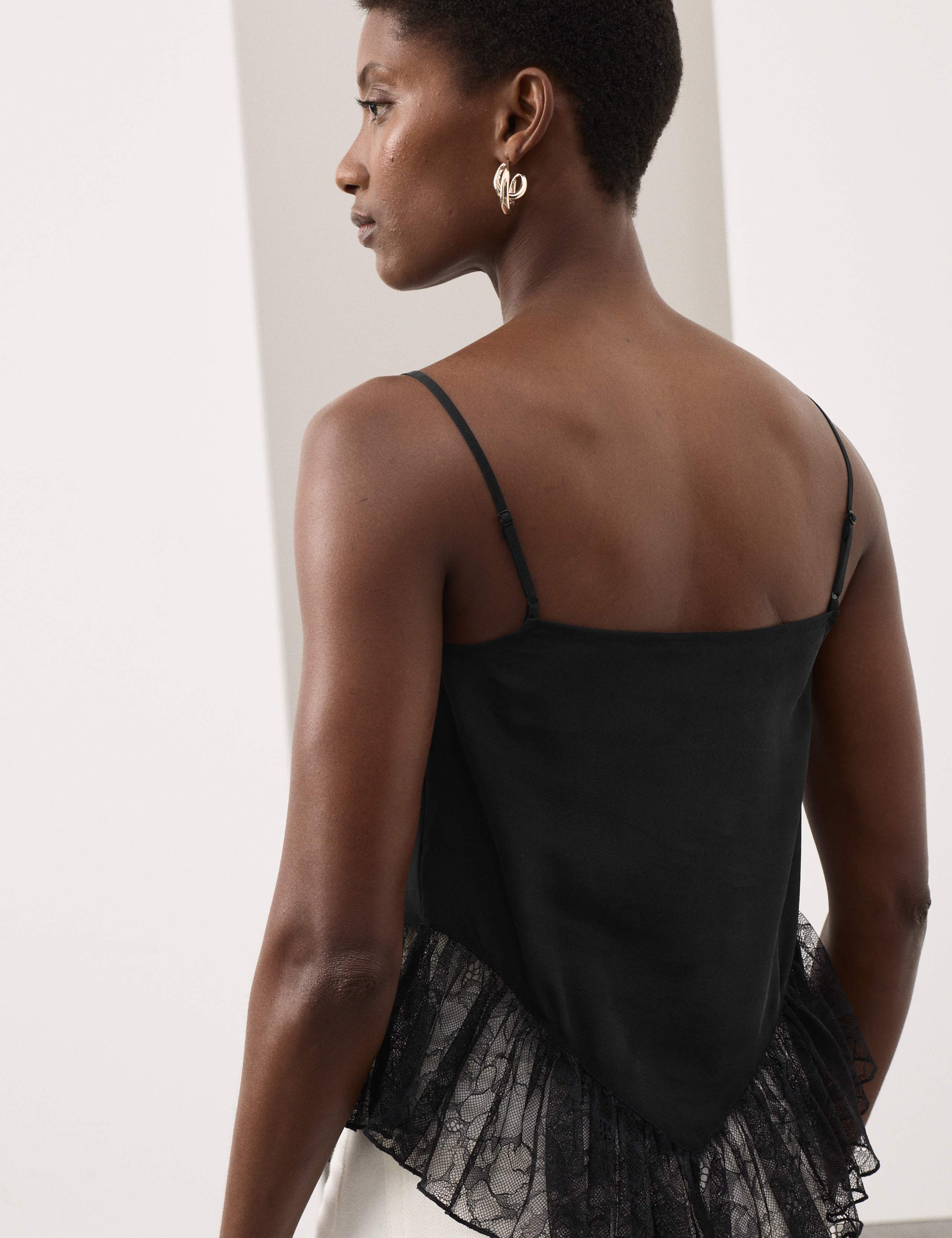Pure Silk Lace Cami Top 6 of 6