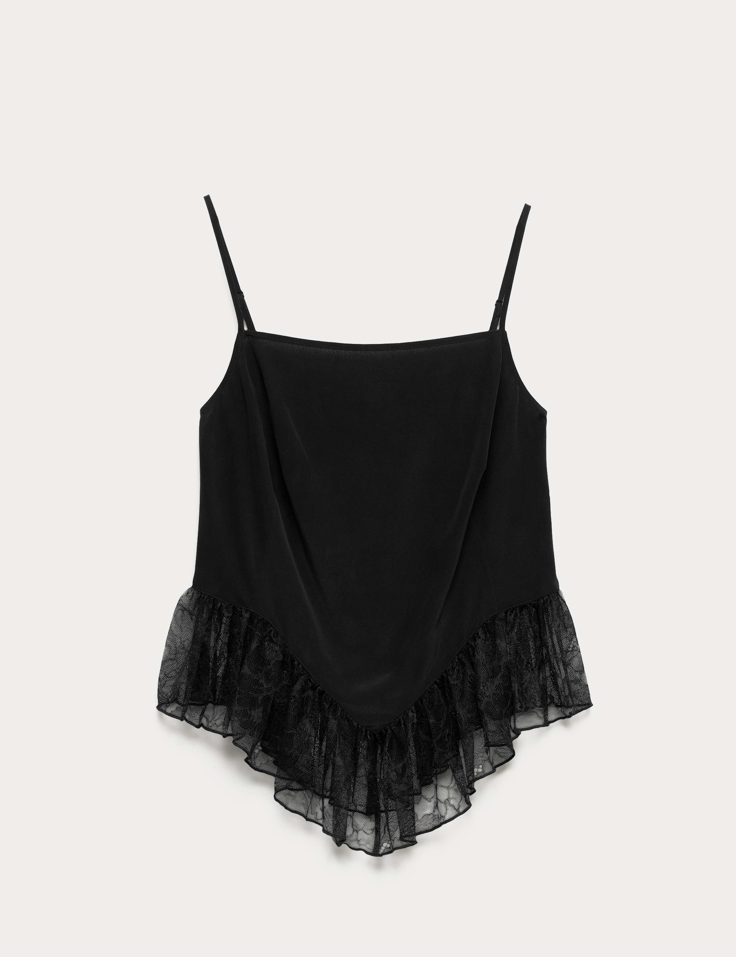 Pure Silk Lace Cami Top 2 of 6