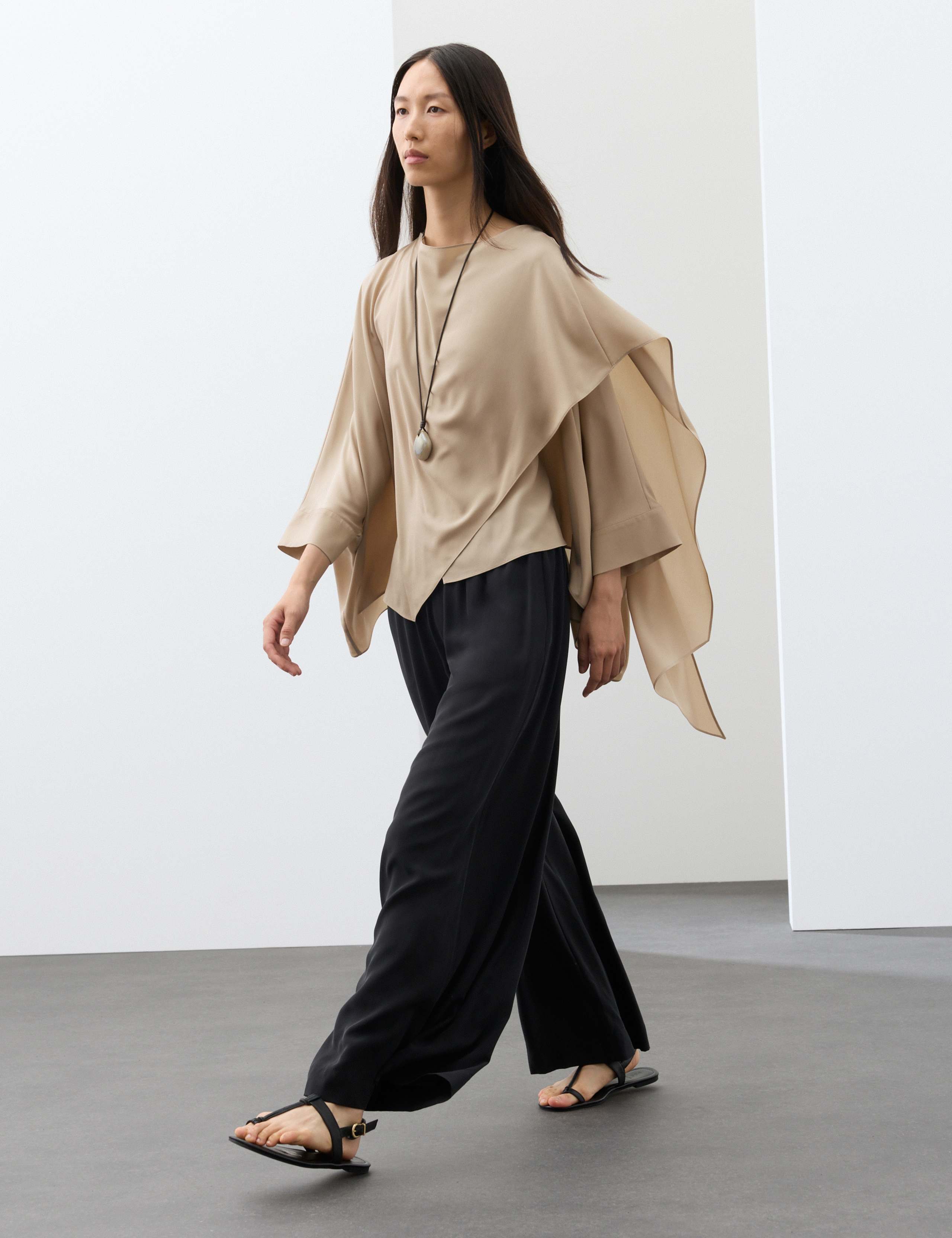 Draped Asymmetric Blouse 4 of 6