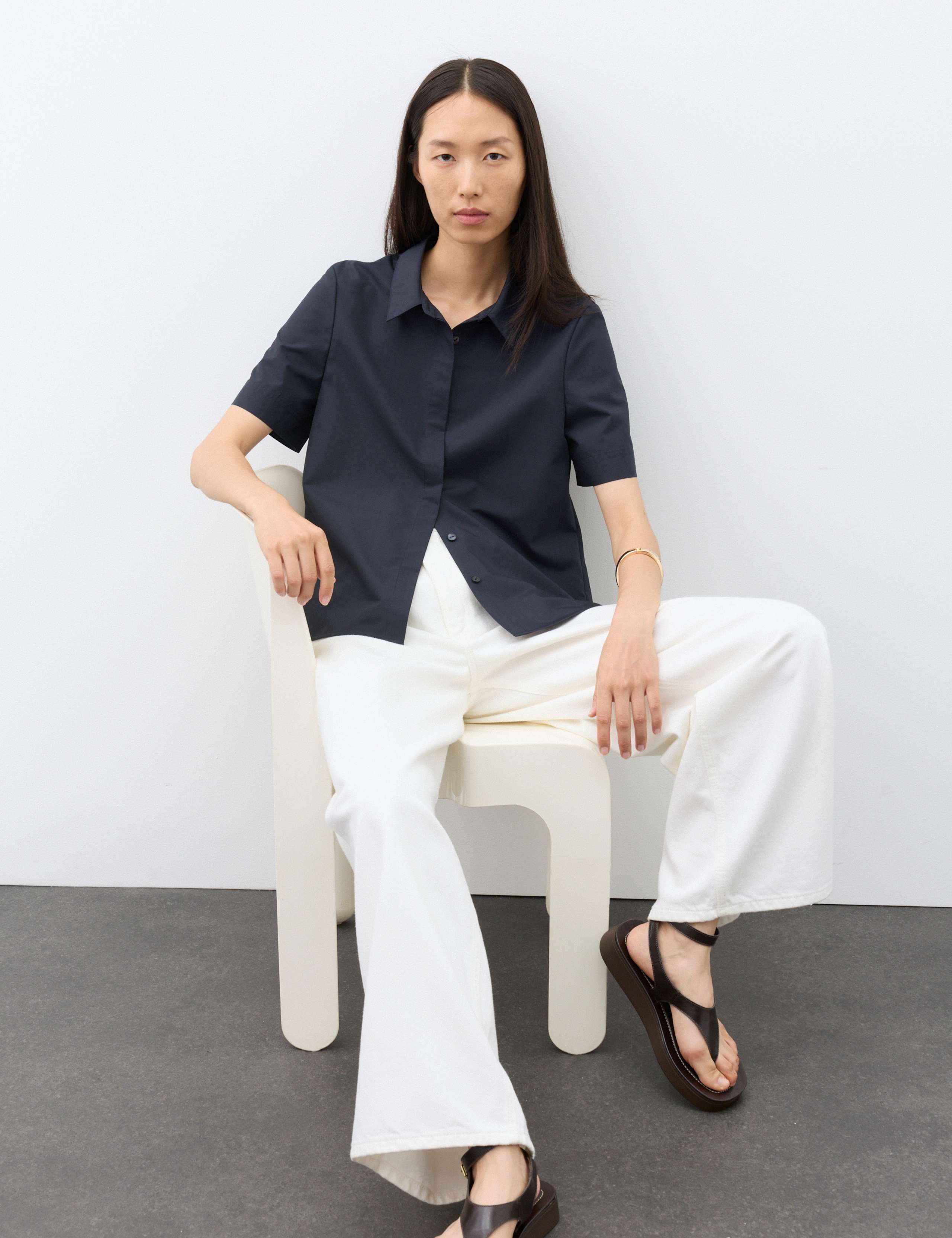 Collared Shirt with Cotton 5 of 7