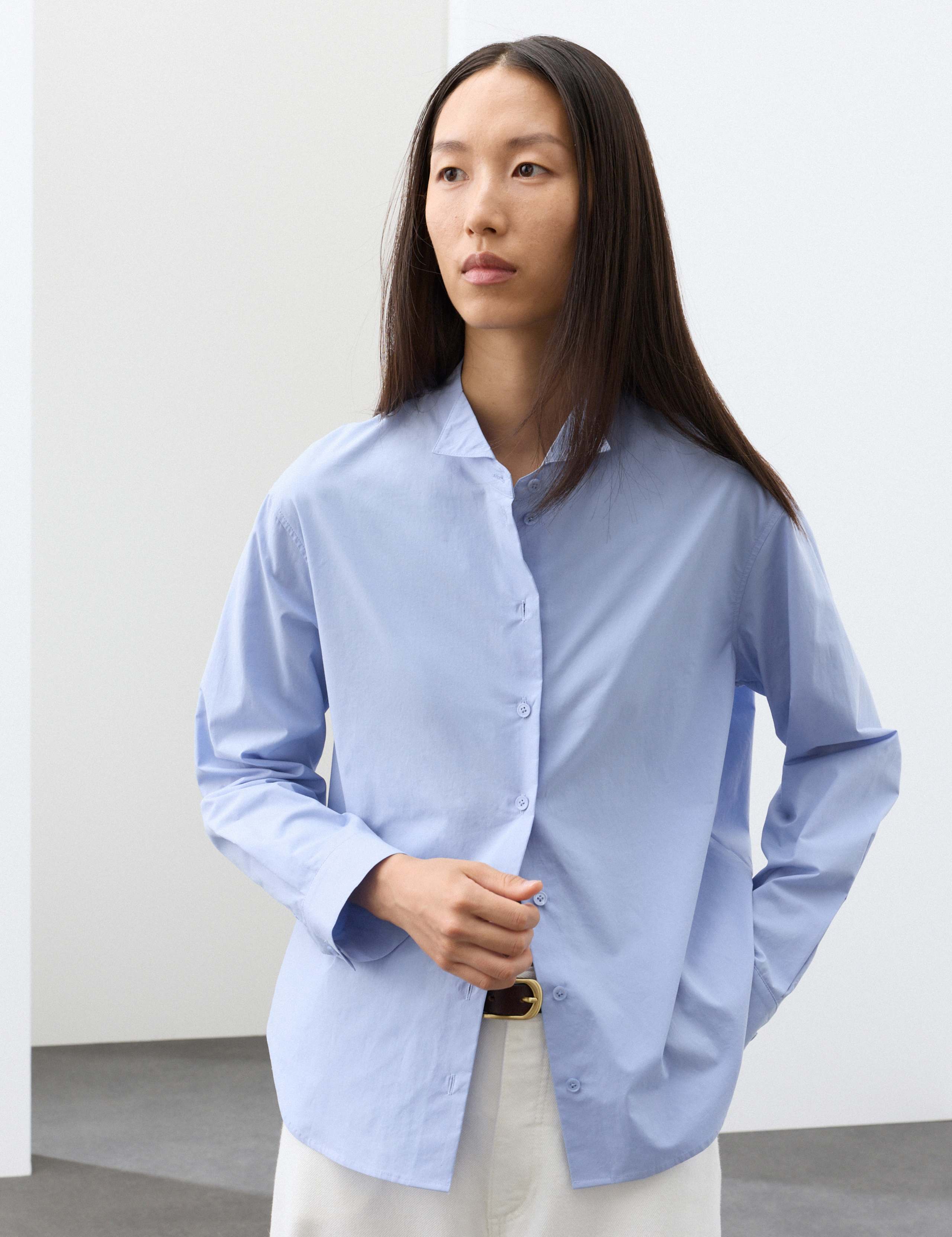 Pure Cotton Butterfly Collar Shirt 6 of 6