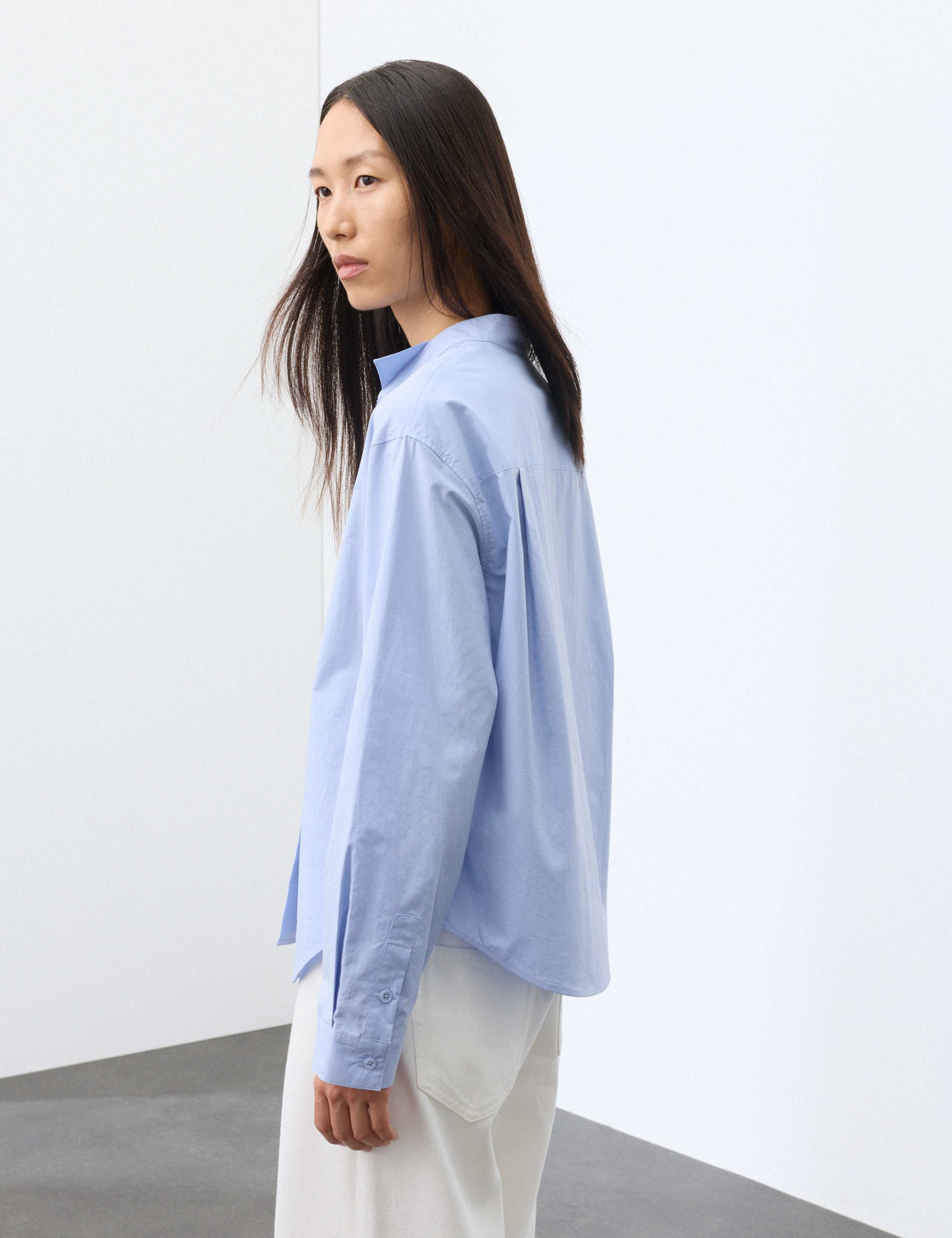 Pure Cotton Butterfly Collar Shirt 3 of 6