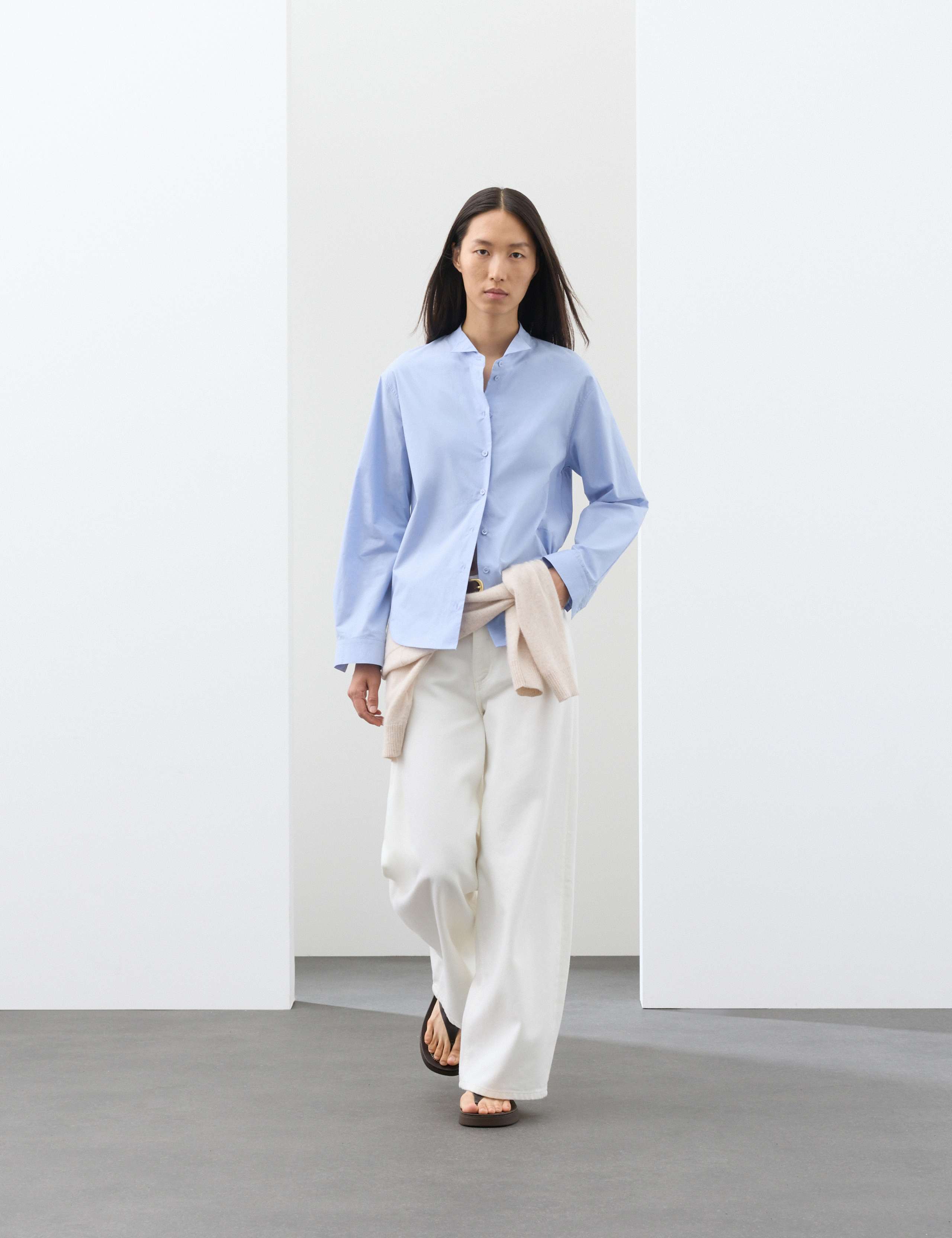 Pure Cotton Butterfly Collar Shirt 4 of 6
