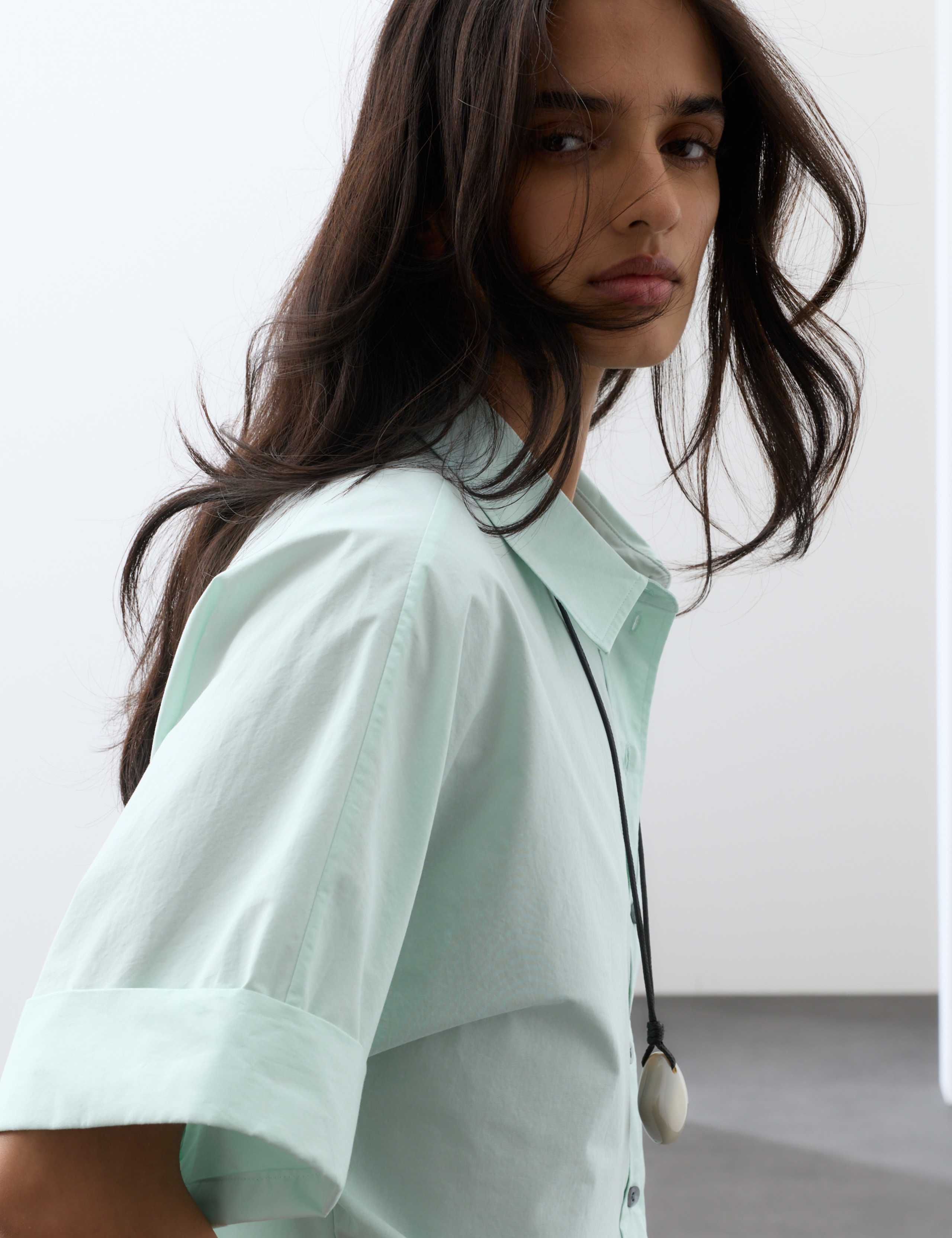 Pure Cotton Collared Shirt 7 of 7