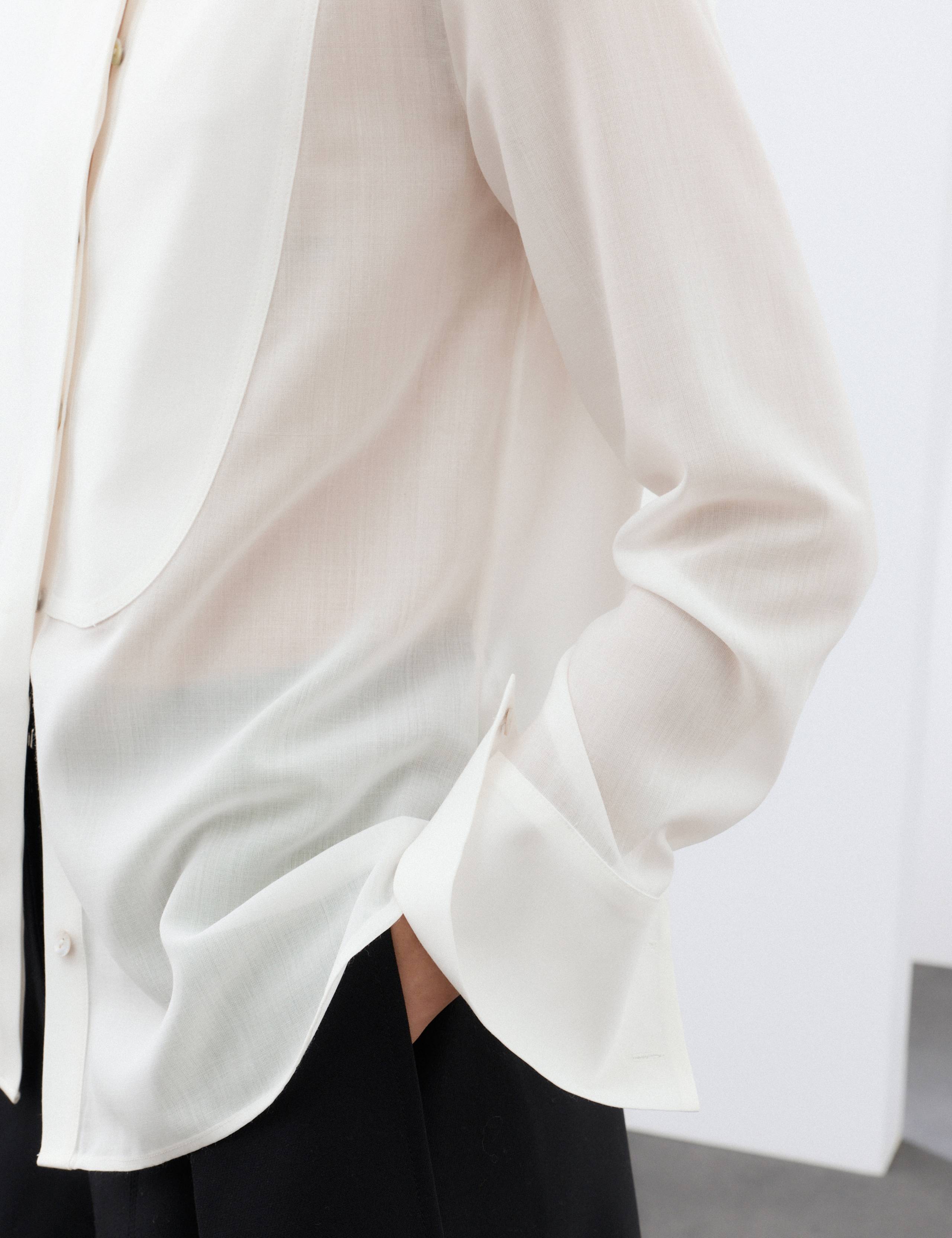 Wool Blend Collared Shirt 7 of 7