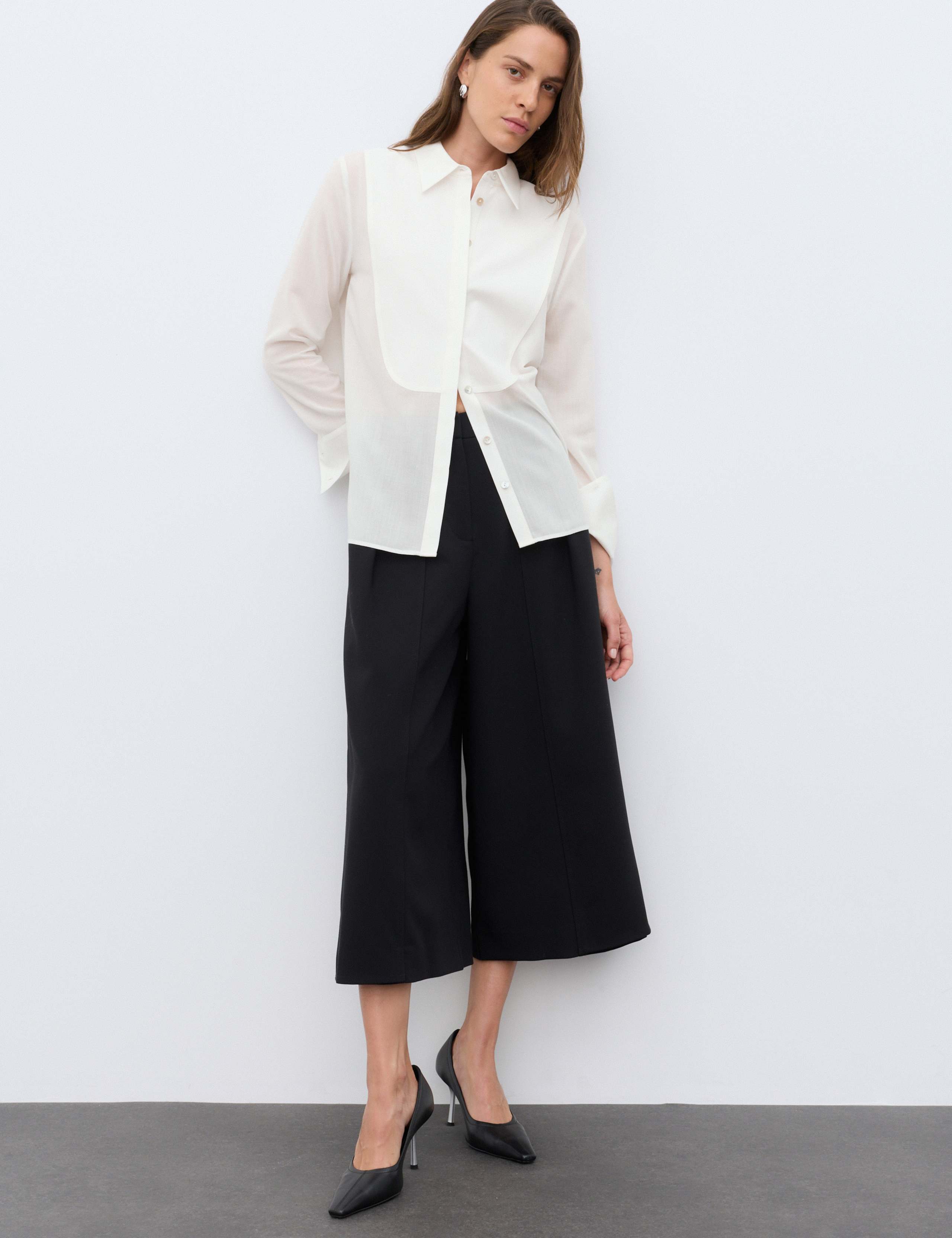 Wool Blend Collared Shirt 3 of 7