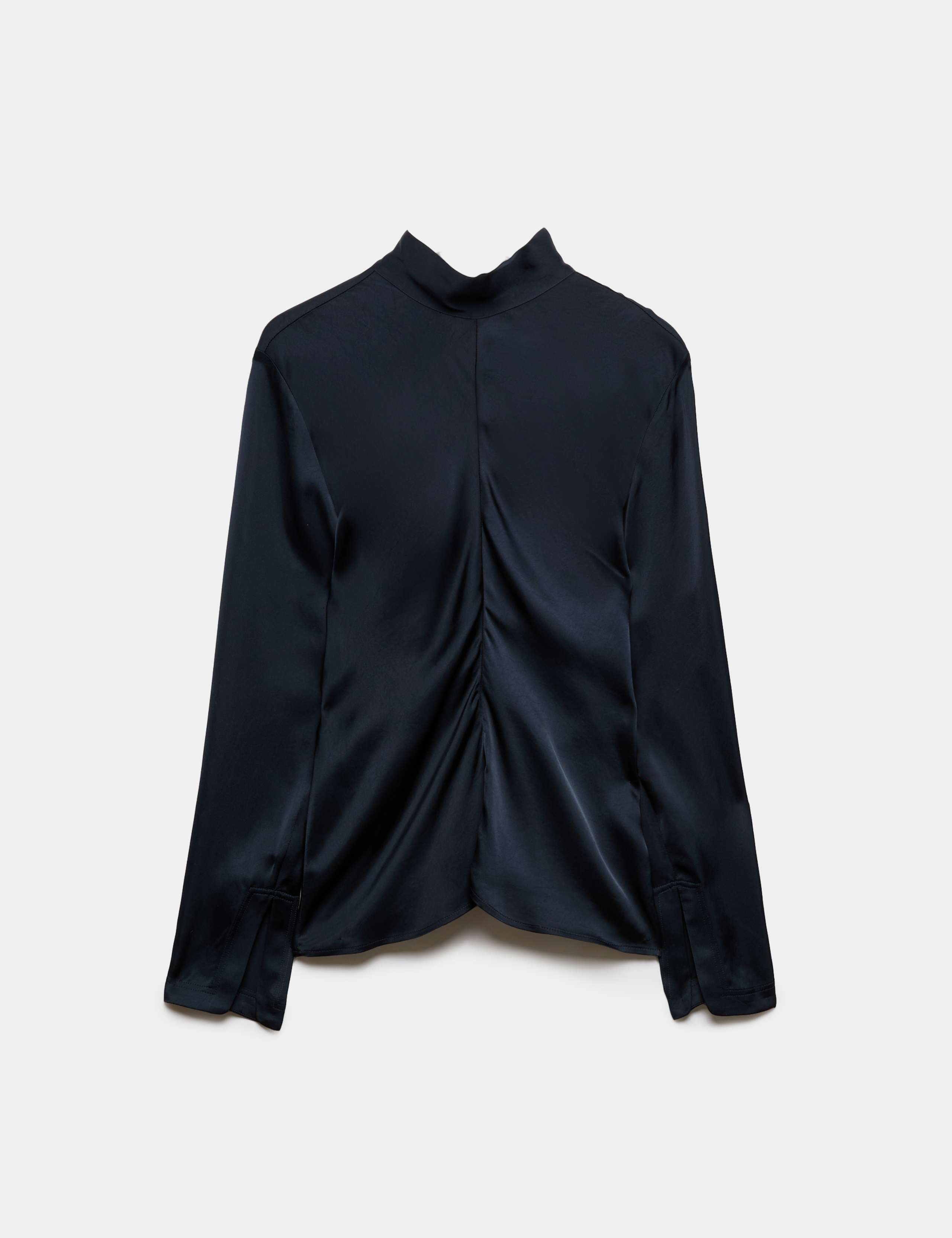 Satin Tie Neck Blouse 2 of 7
