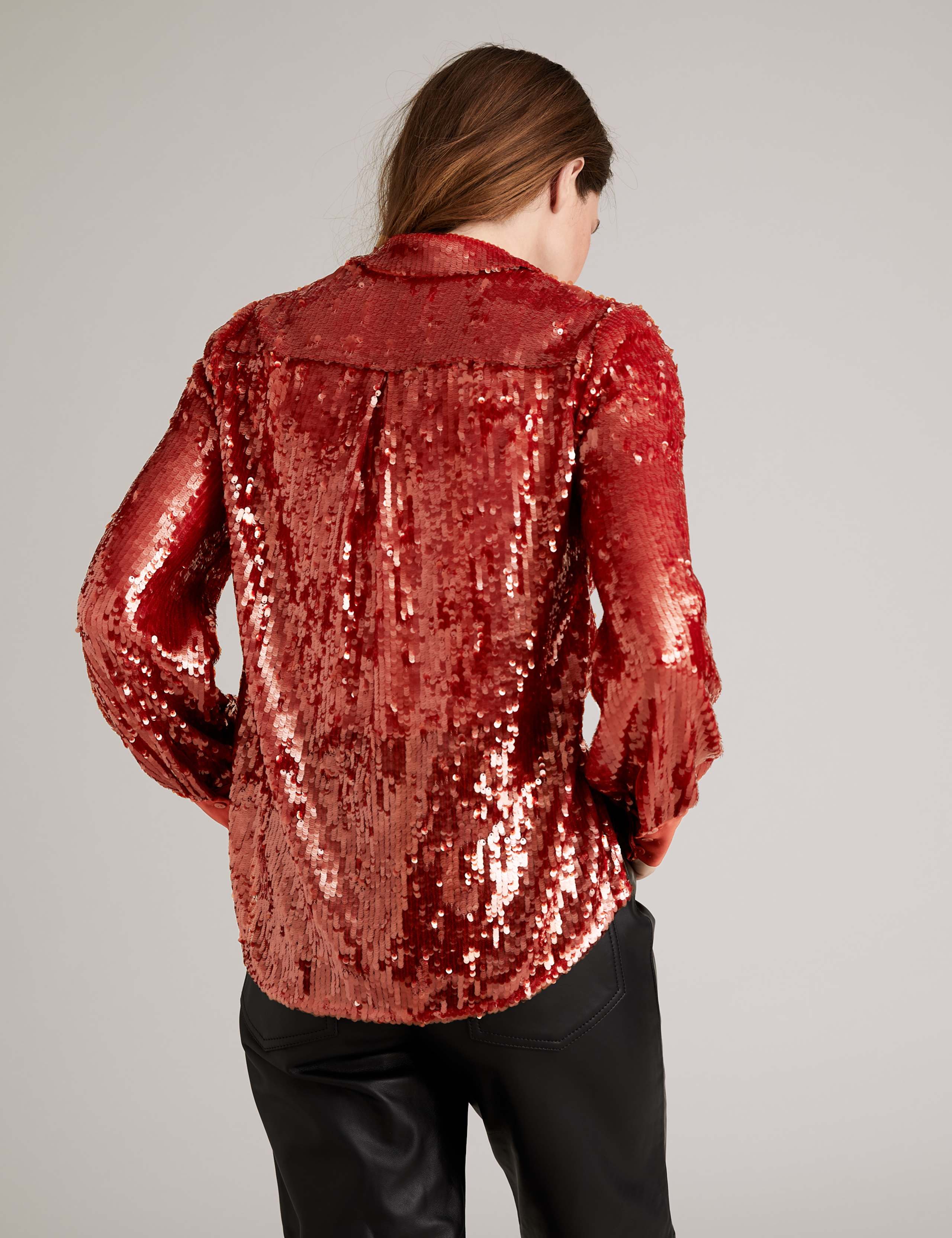 Sequin Long Sleeve Shirt 5 of 5