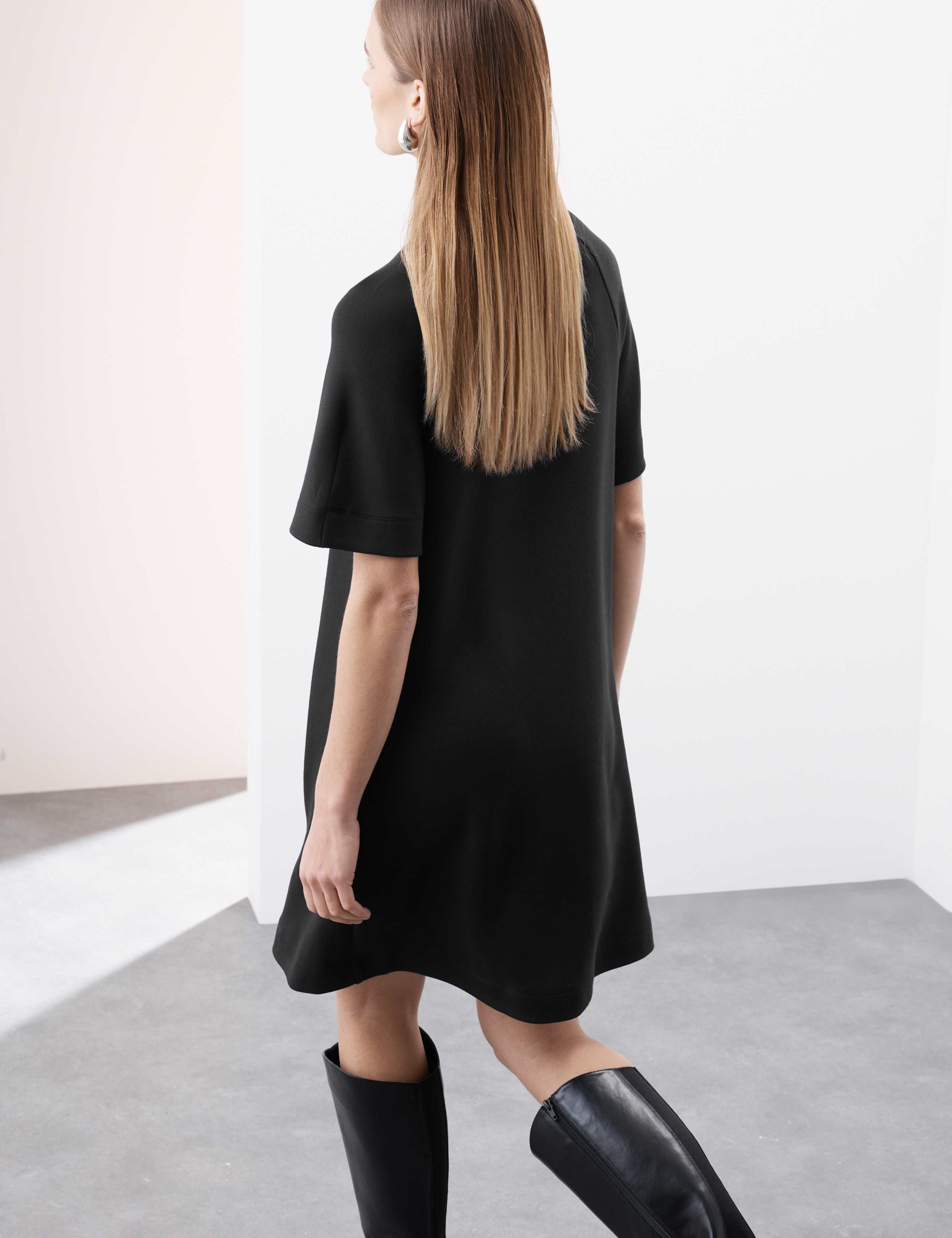 Scuba Mini Shift Dress 5 of 6