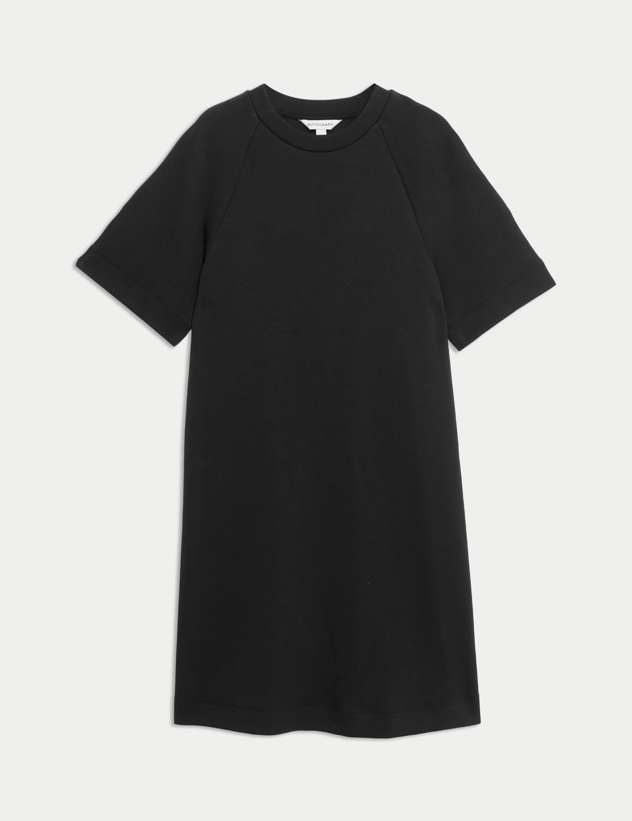 Scuba Mini Shift Dress 2 of 6