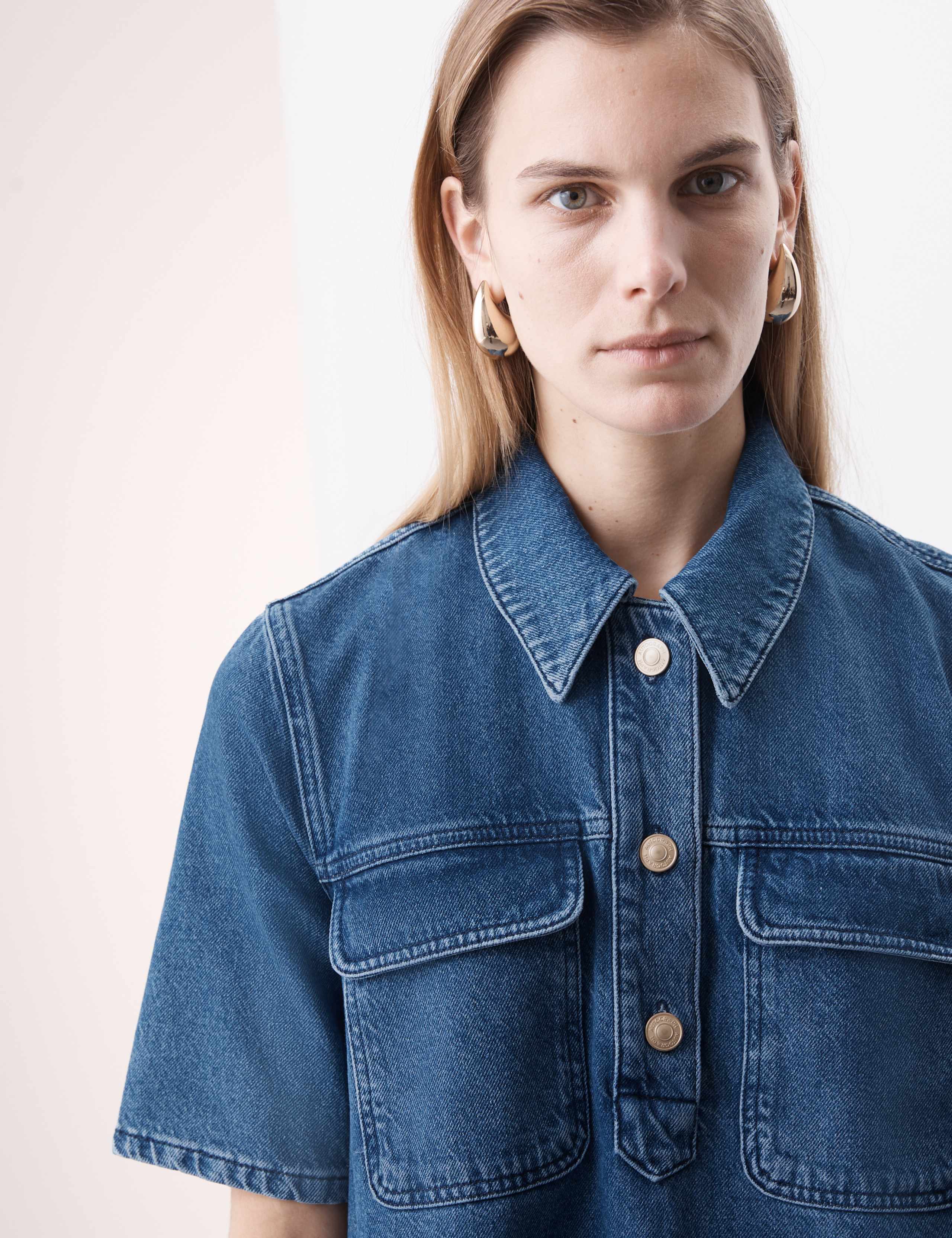 Pure Cotton Mini Shirt Dress 5 of 5