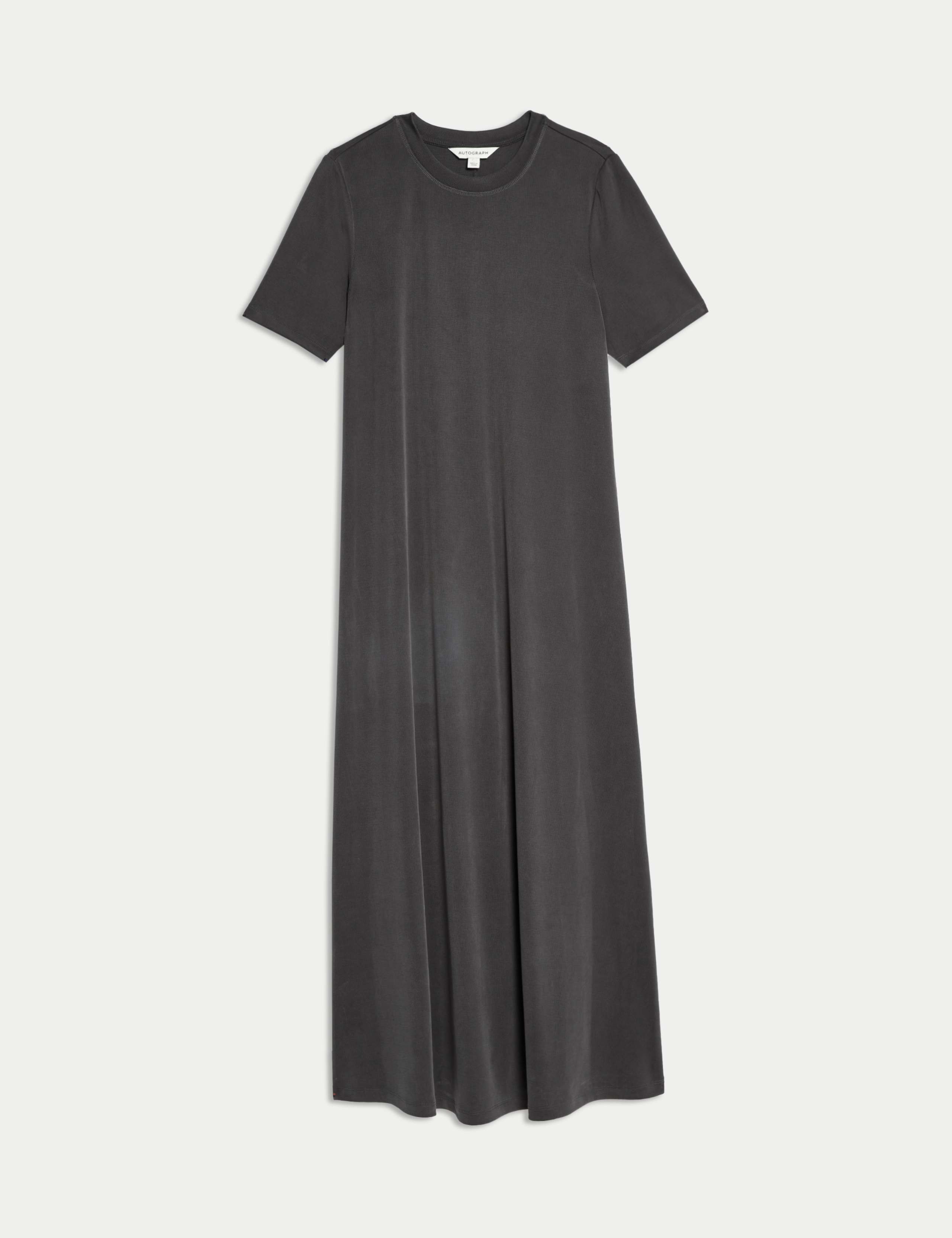Jersey Ribbed Maxi Column Dress 2 of 7