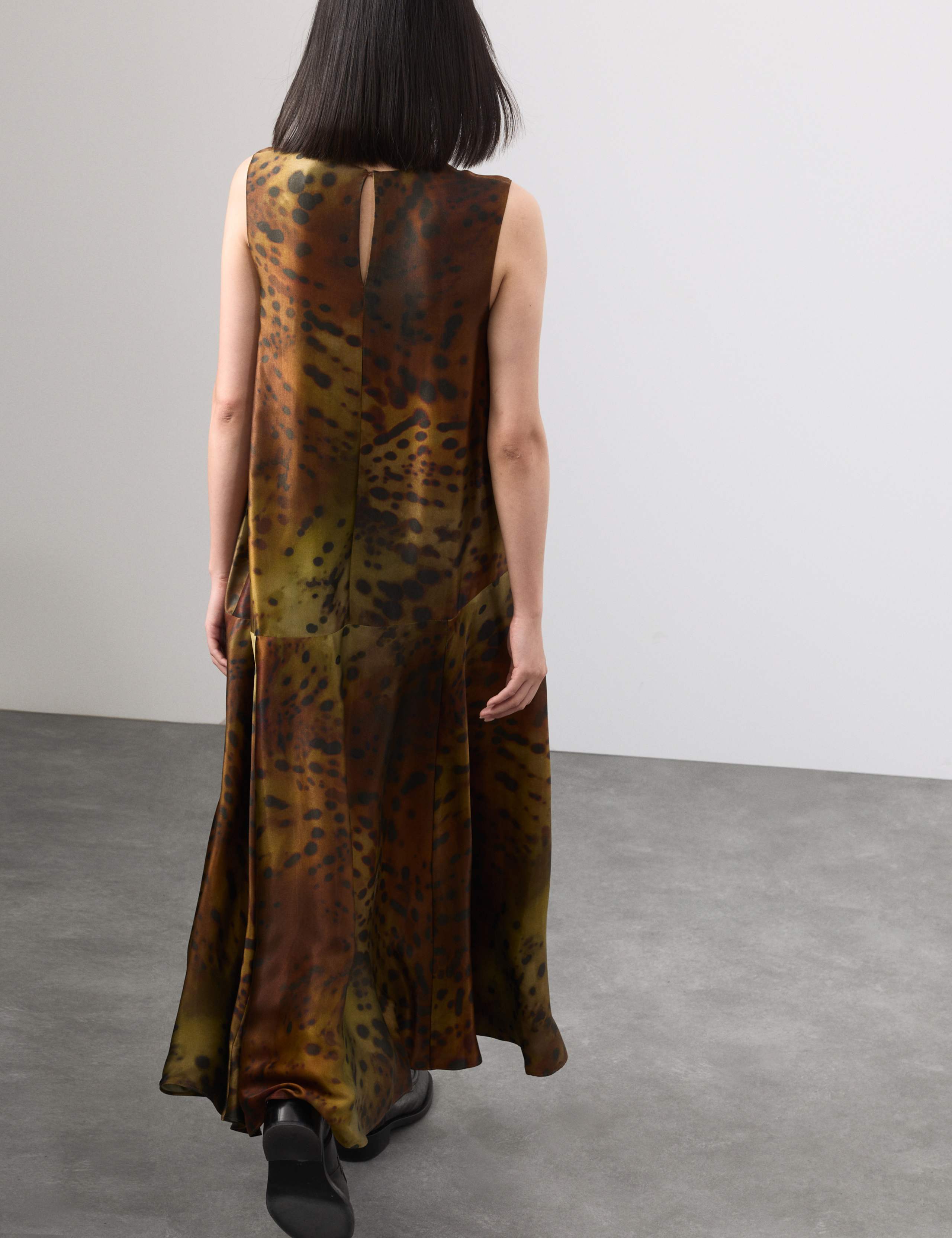 Animal Print Midaxi Column Dress 5 of 7