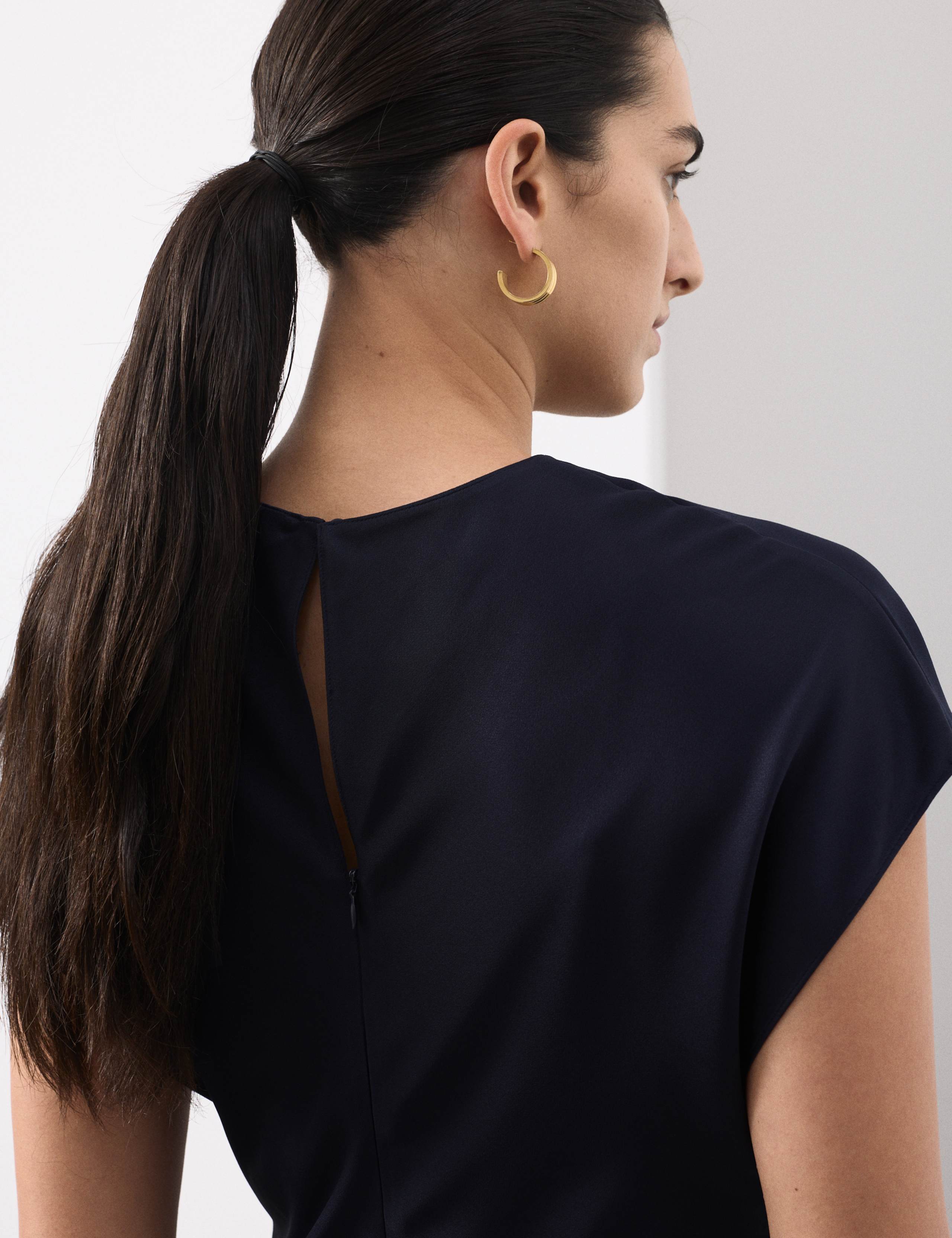 Satin Crepe Midaxi Dress 4 of 7