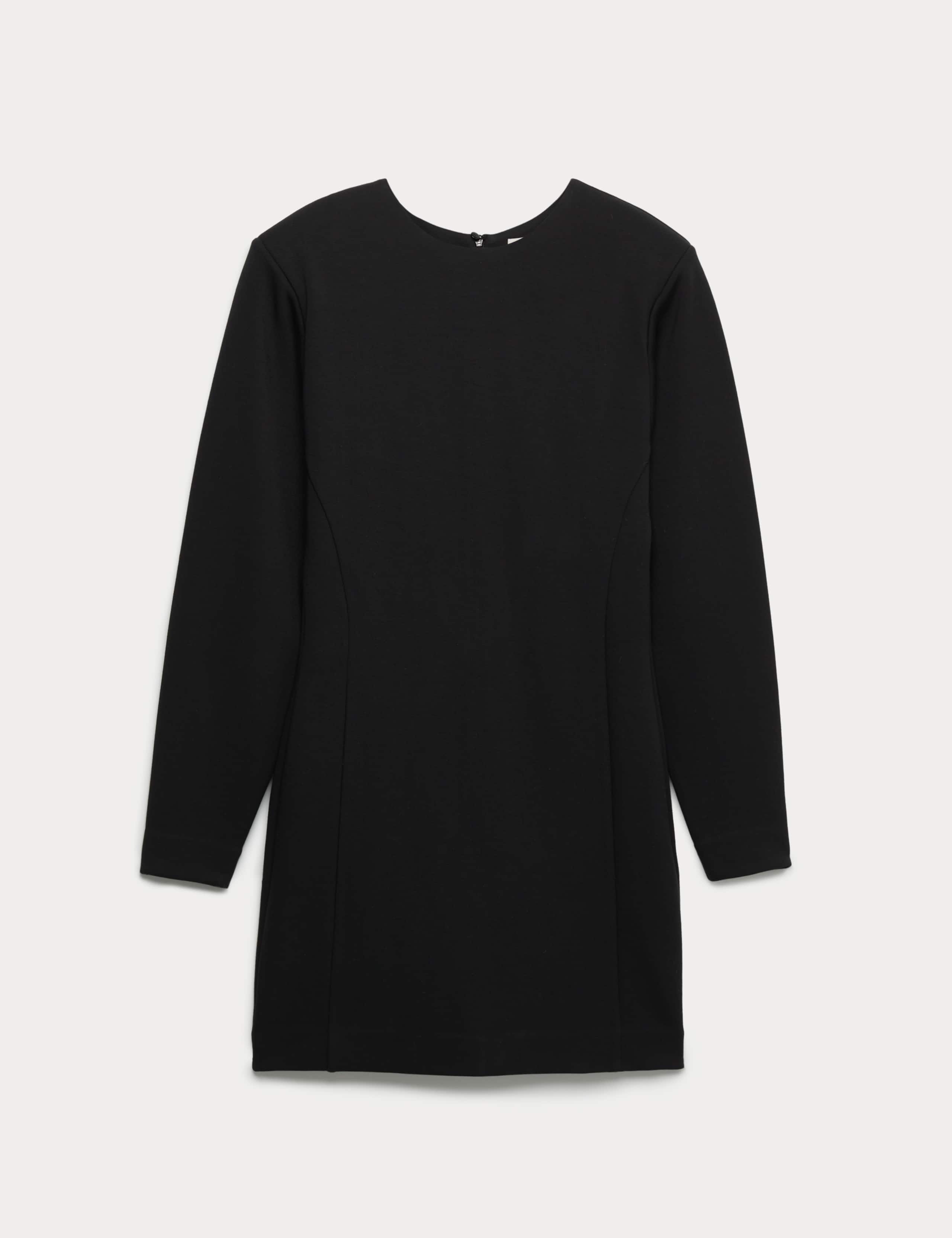 Scuba Mini Shift Dress 2 of 6