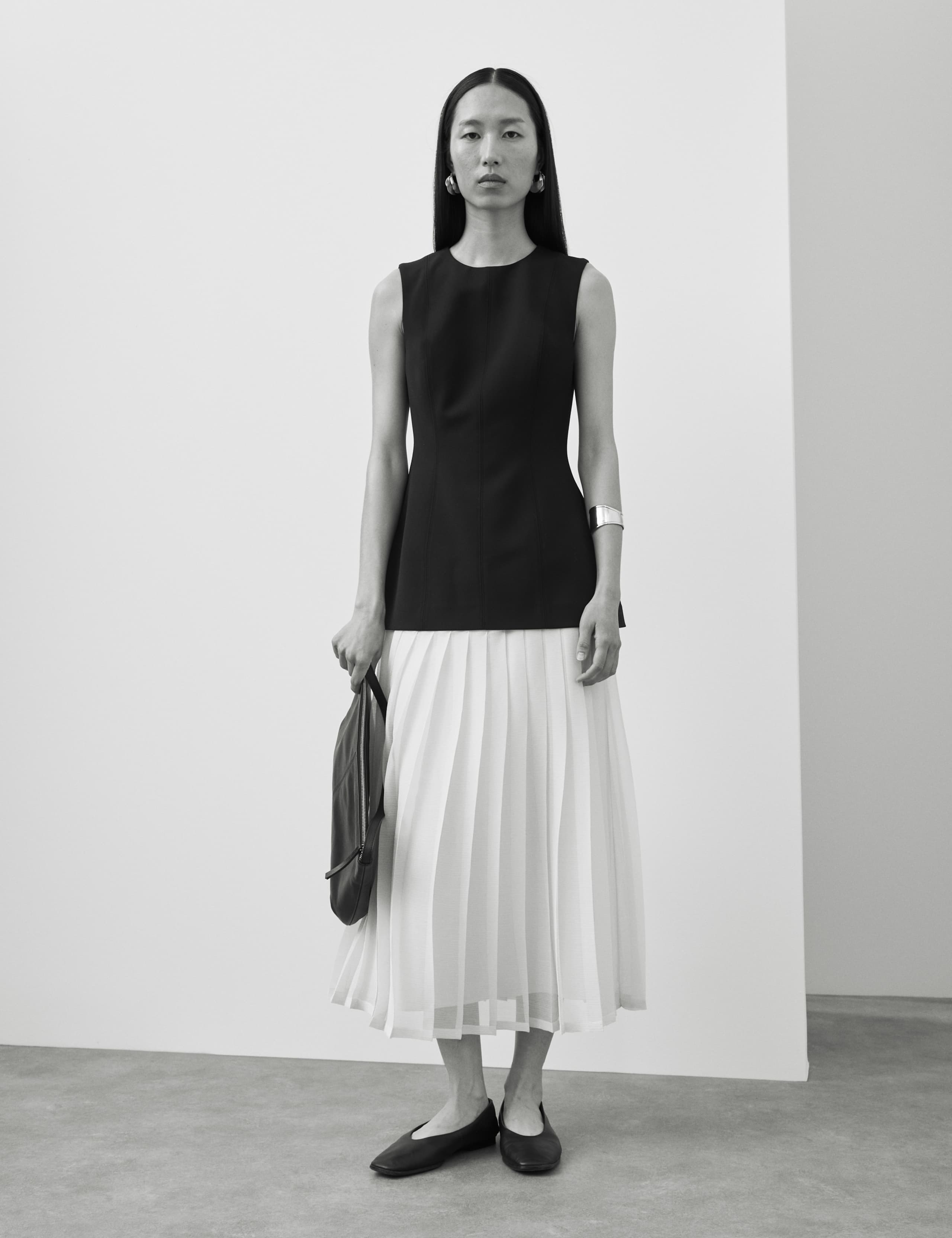 Wool Blend Layered Midaxi Dress 4 of 7