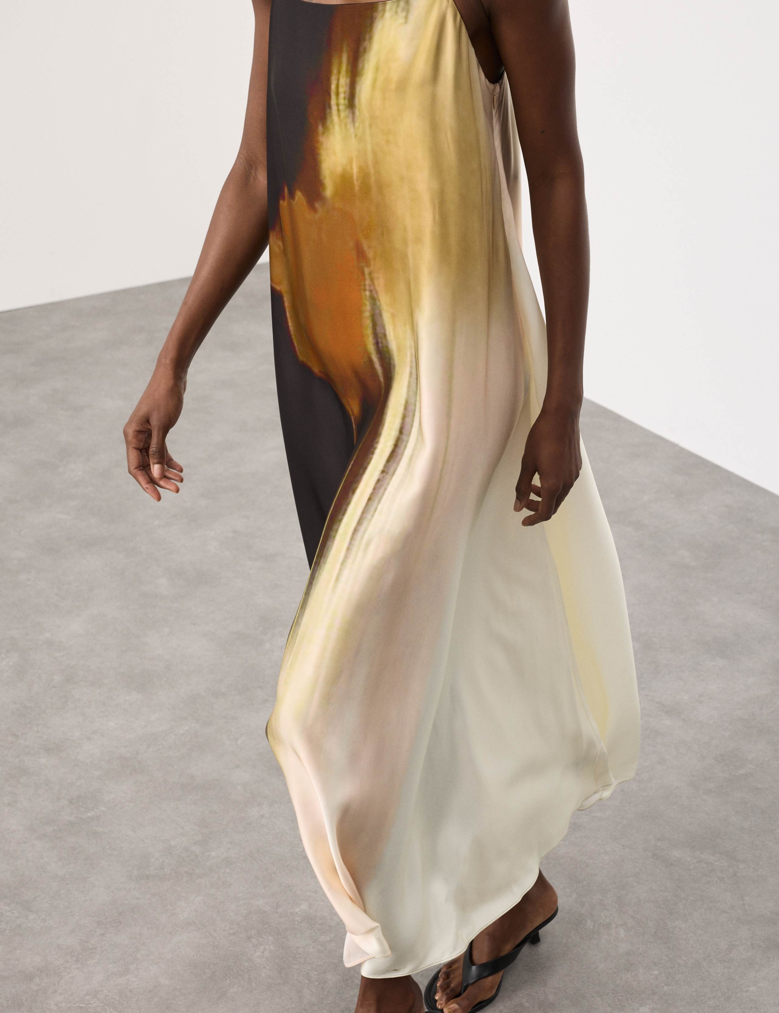 Printed Maxi Cami Slip Dress 3 of 7