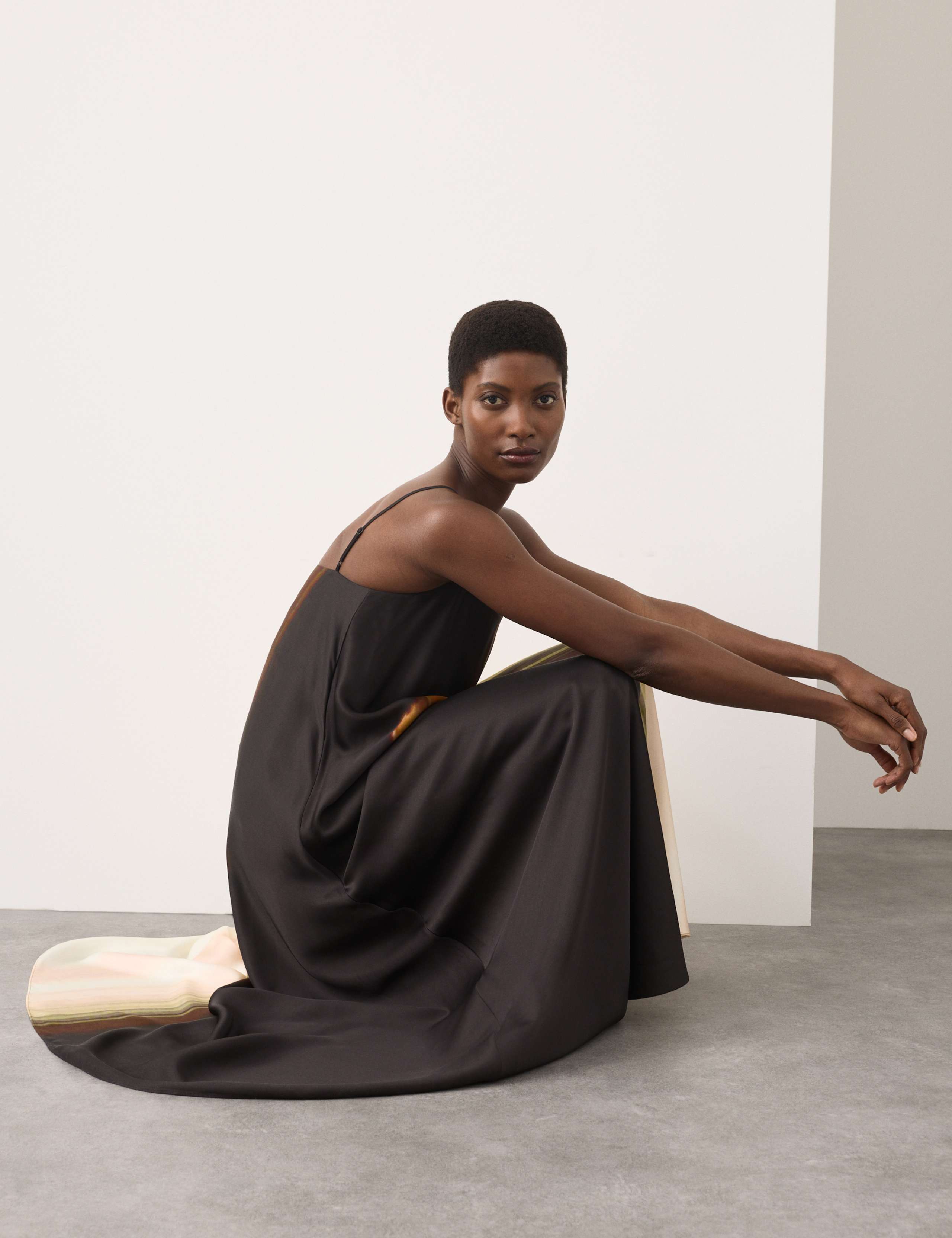 Printed Maxi Cami Slip Dress 7 of 7