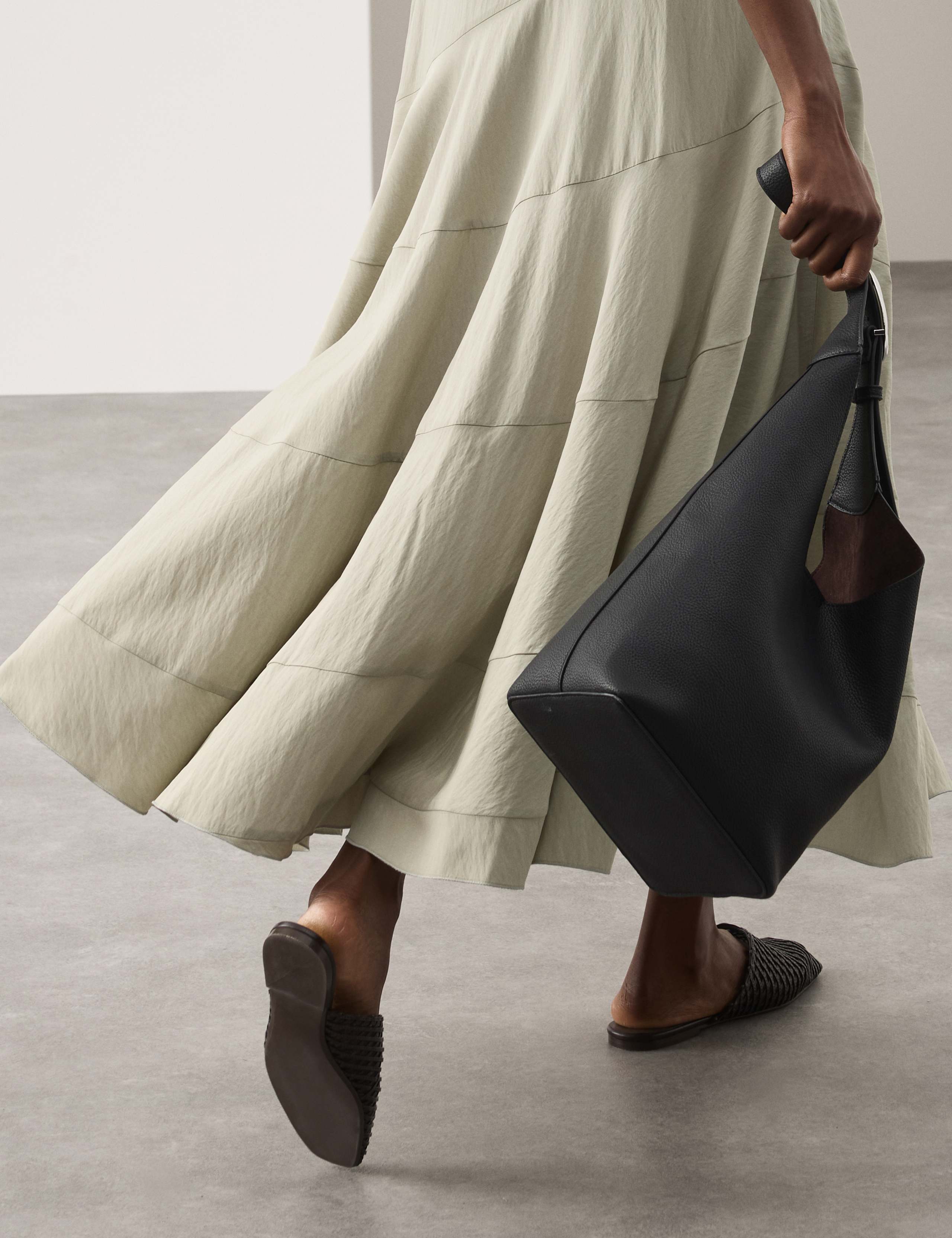 Full Circle Seam Midaxi Skater Dress 4 of 7