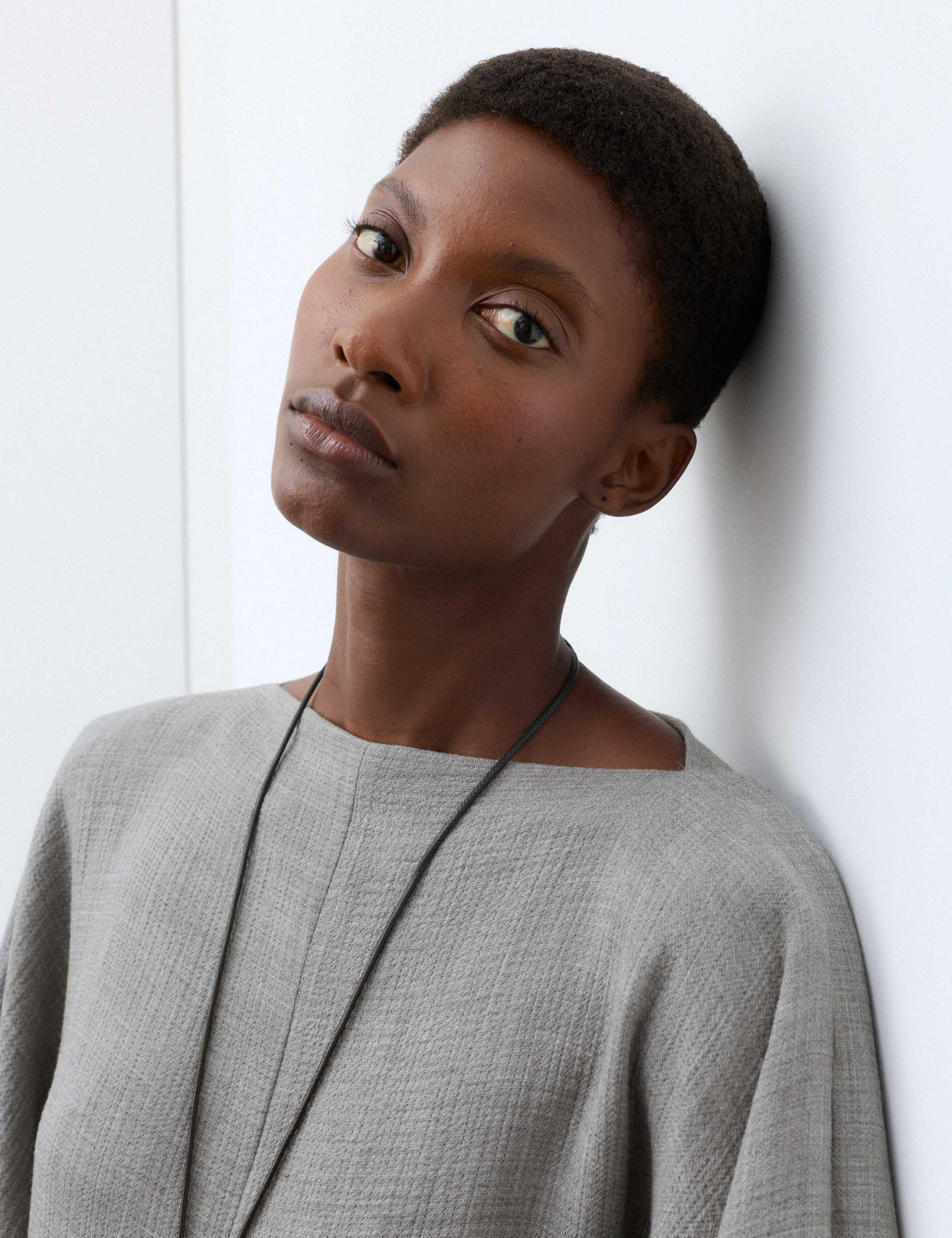 Textured Blouson Sleeve Mini Shift Dress 6 of 7