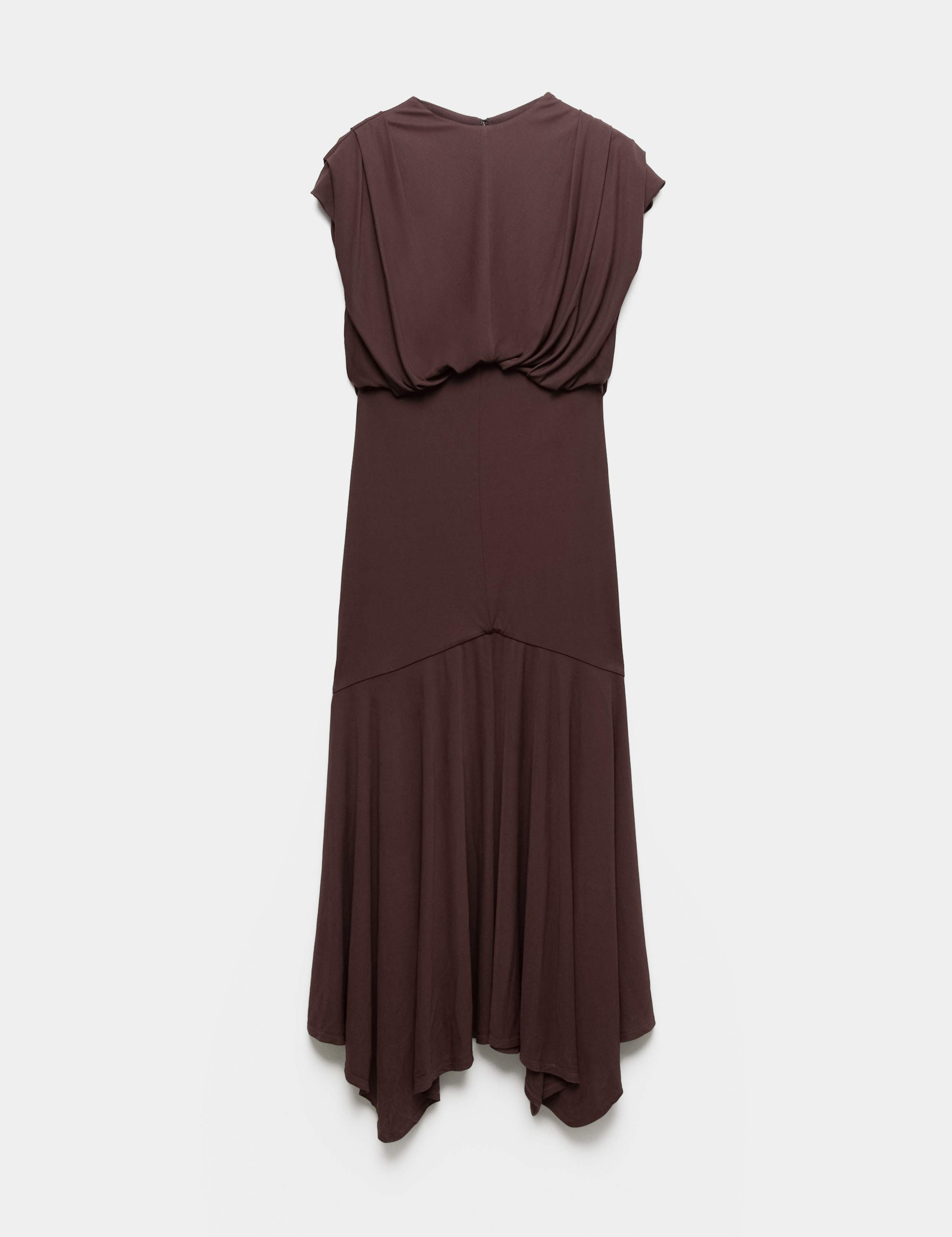 Slinky Draped Maxi Dress 2 of 7