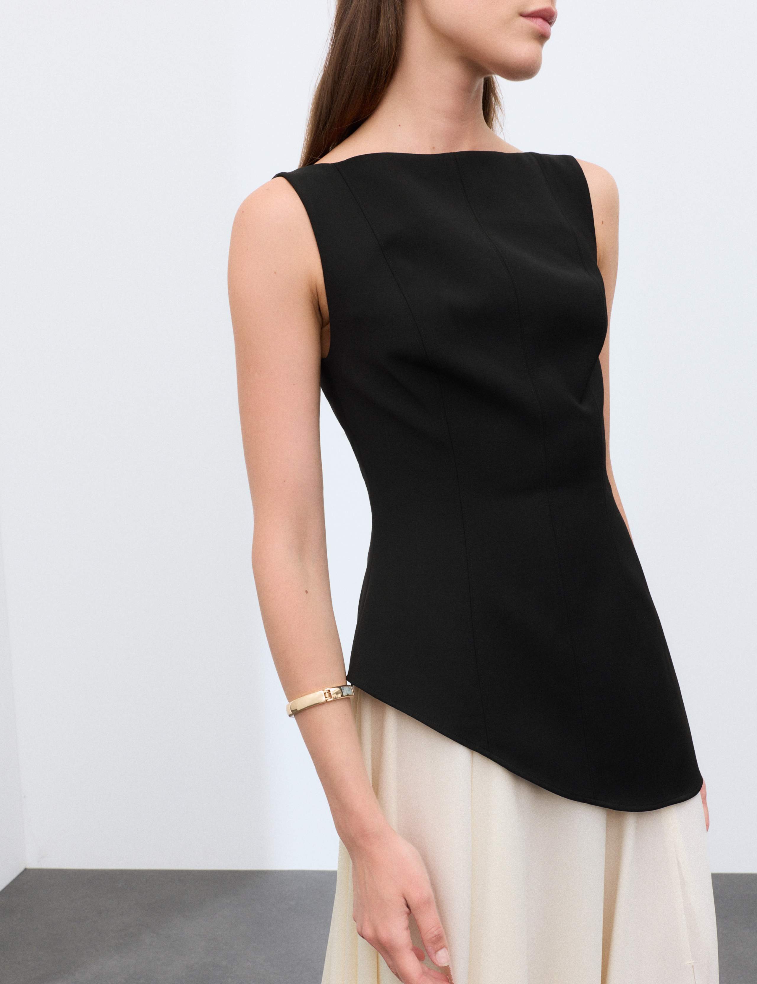 Wool Blend Colour Block Midaxi Dress 7 of 7