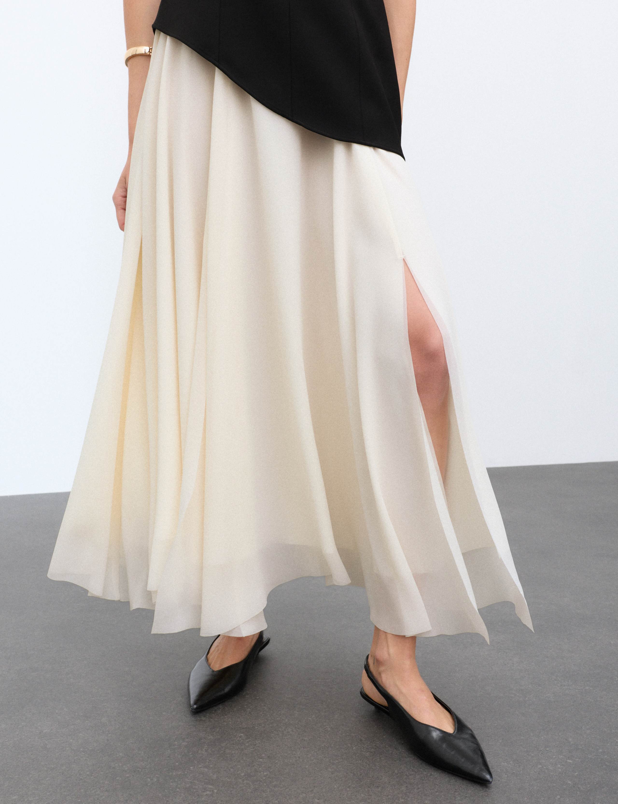 Wool Blend Colour Block Midaxi Dress 6 of 7