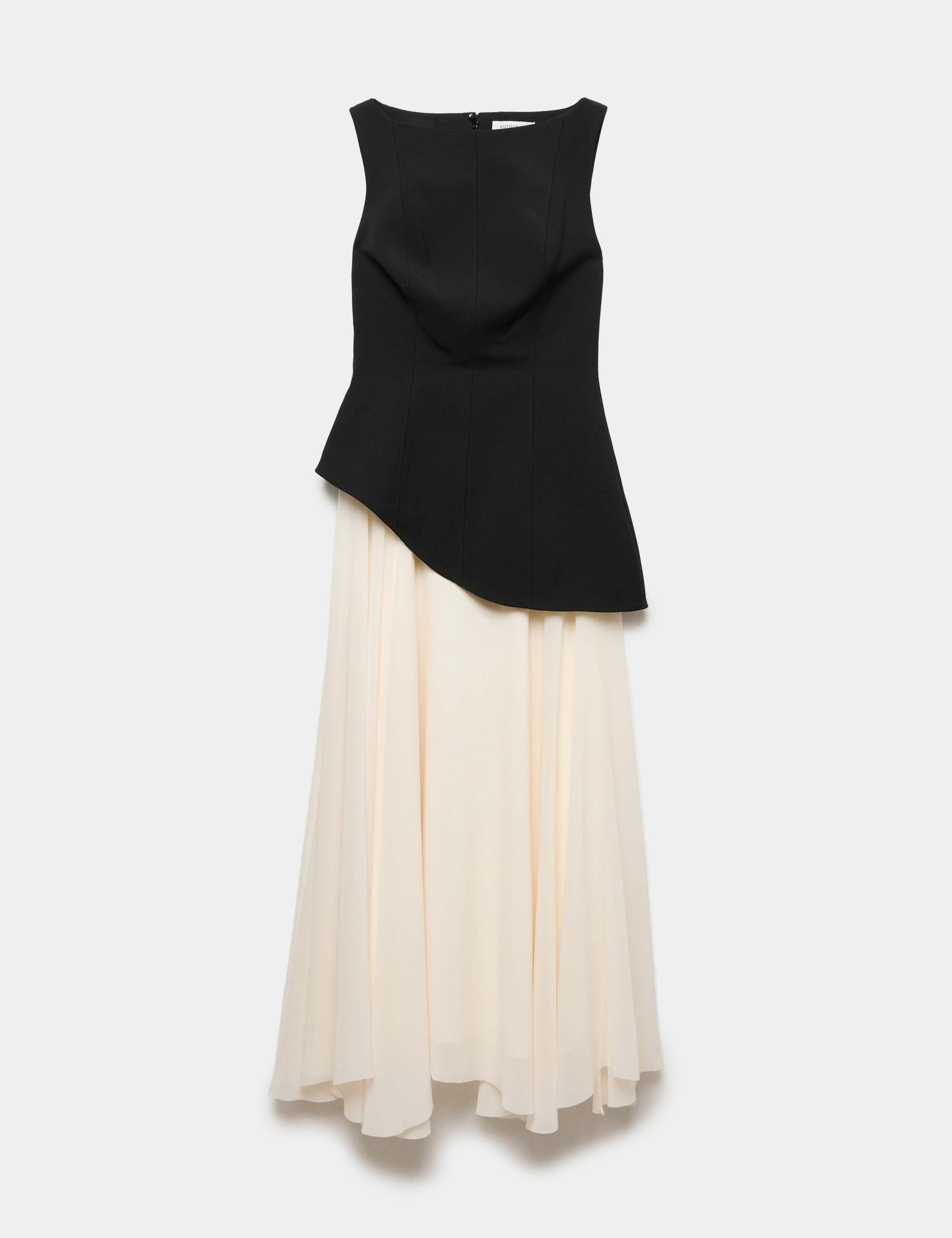 Wool Blend Colour Block Midaxi Dress 2 of 7