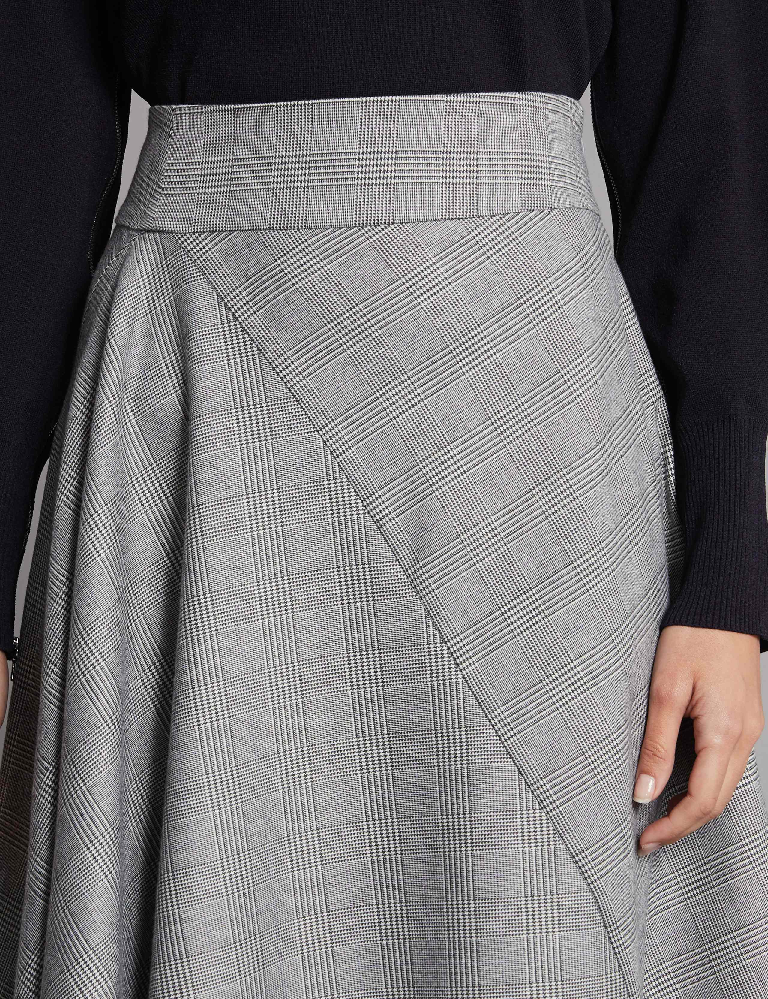 Checked Asymmetric Skirt 5 of 5