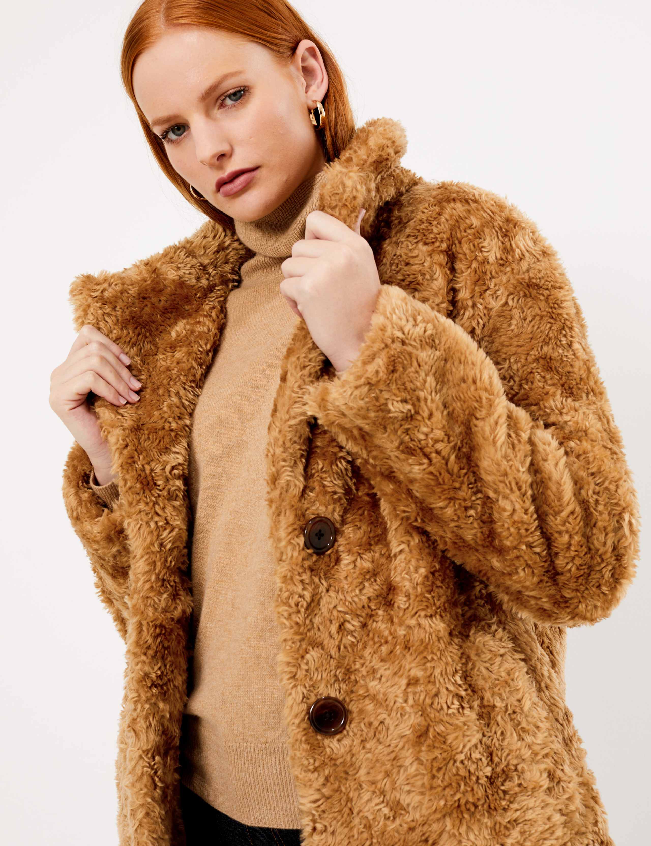 Faux Fur Boyfriend Teddy Coat 4 of 6