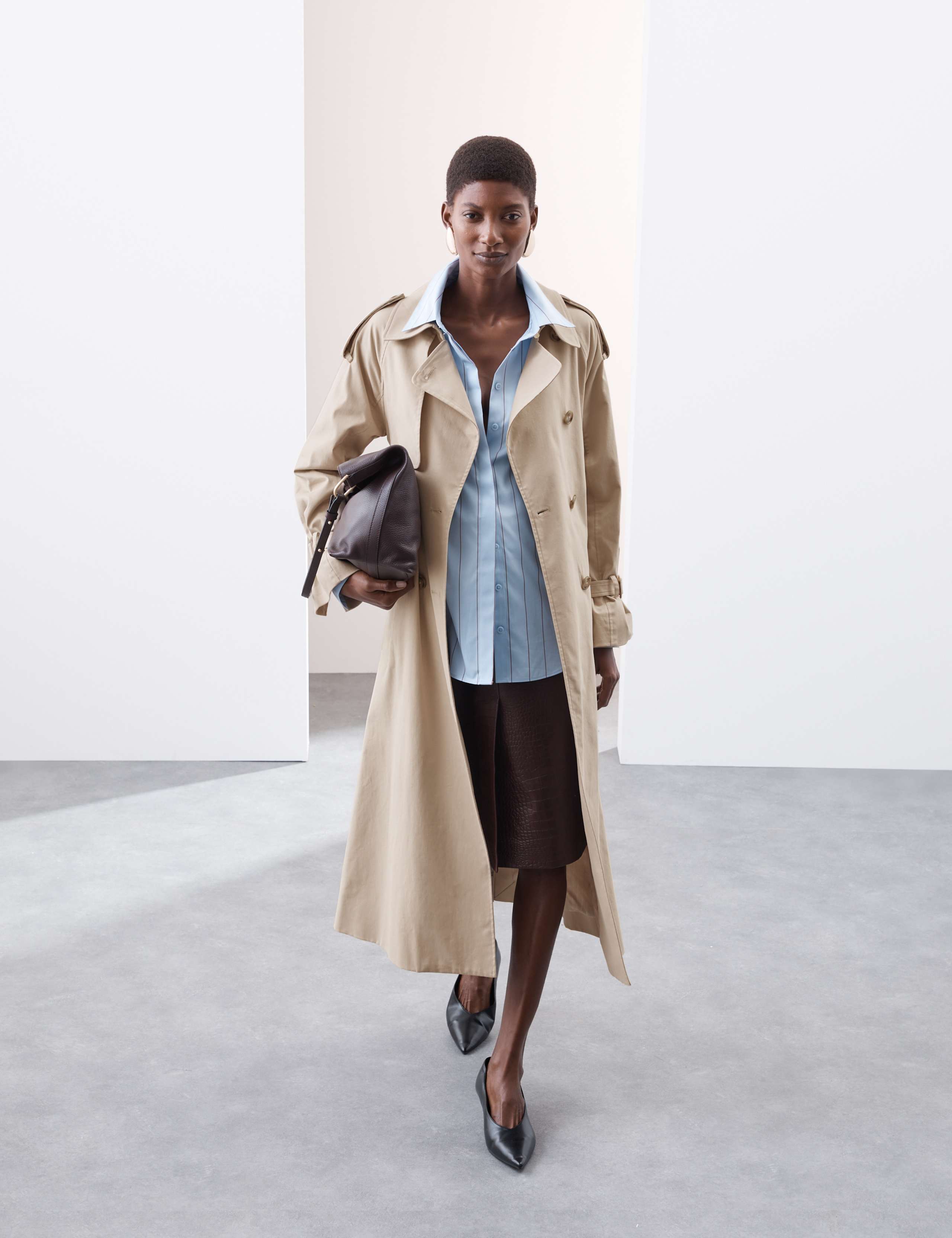 Cotton Rich Longline Trench Coat 6 of 8