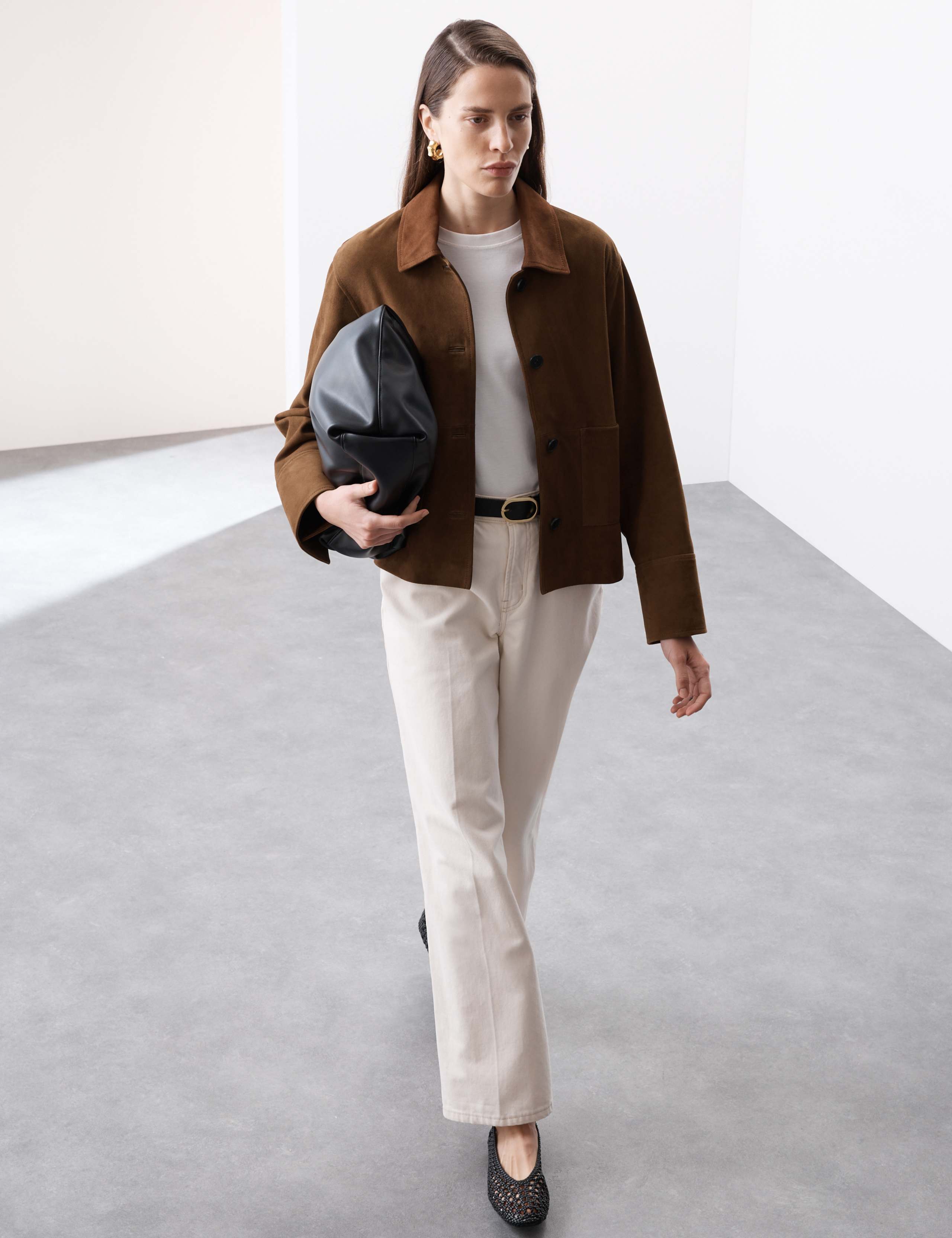 Pure Suede Utility Jacket 1 of 8