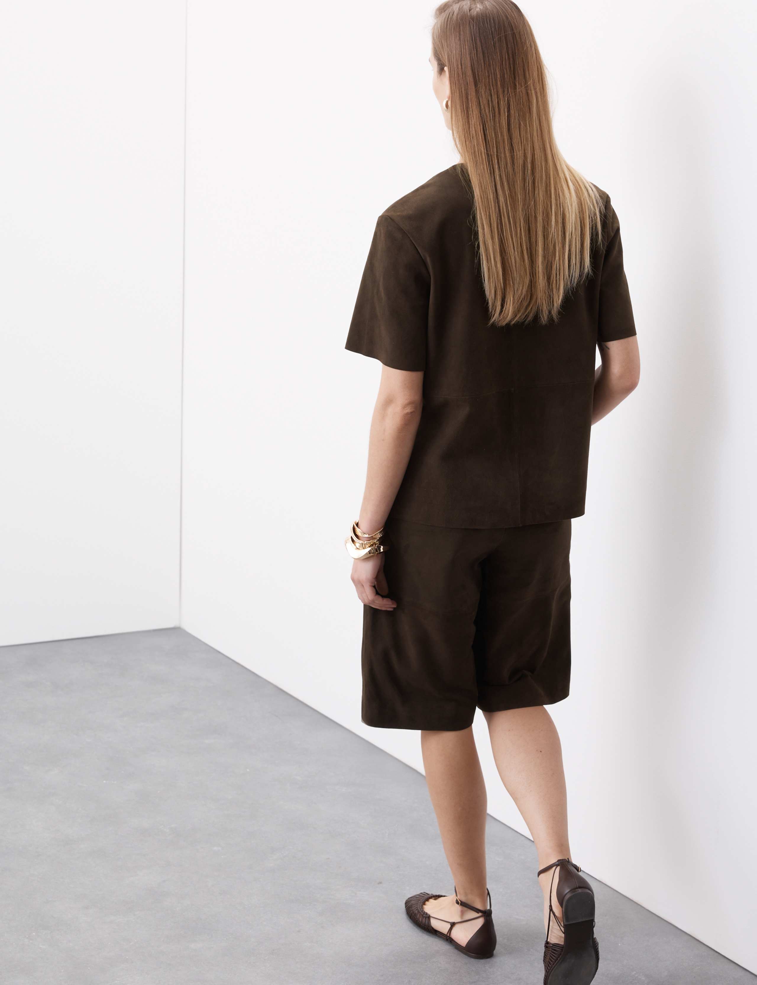 Pure Suede Kaftan Top 4 of 7