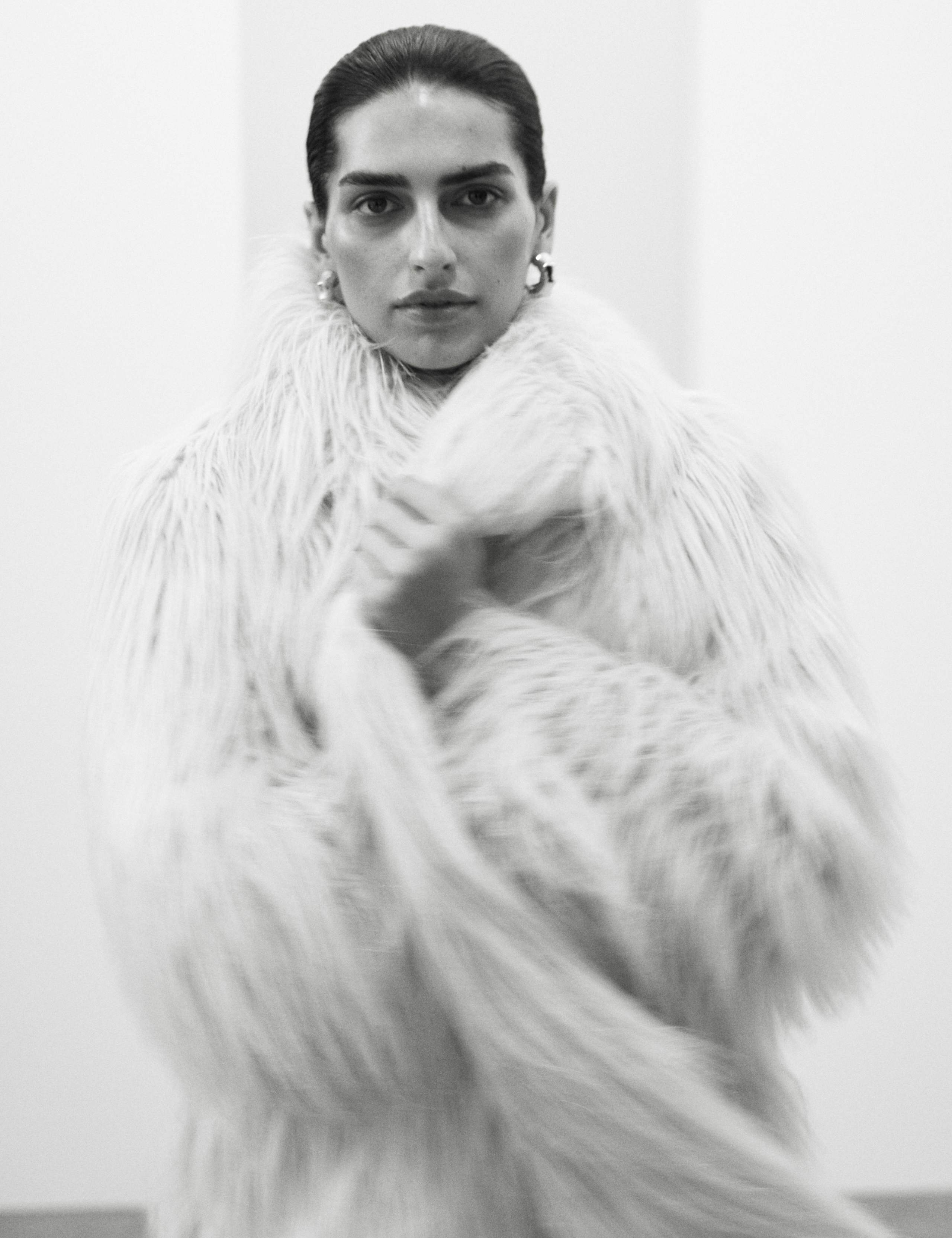 Faux Fur Collared Longline Coat 4 of 8