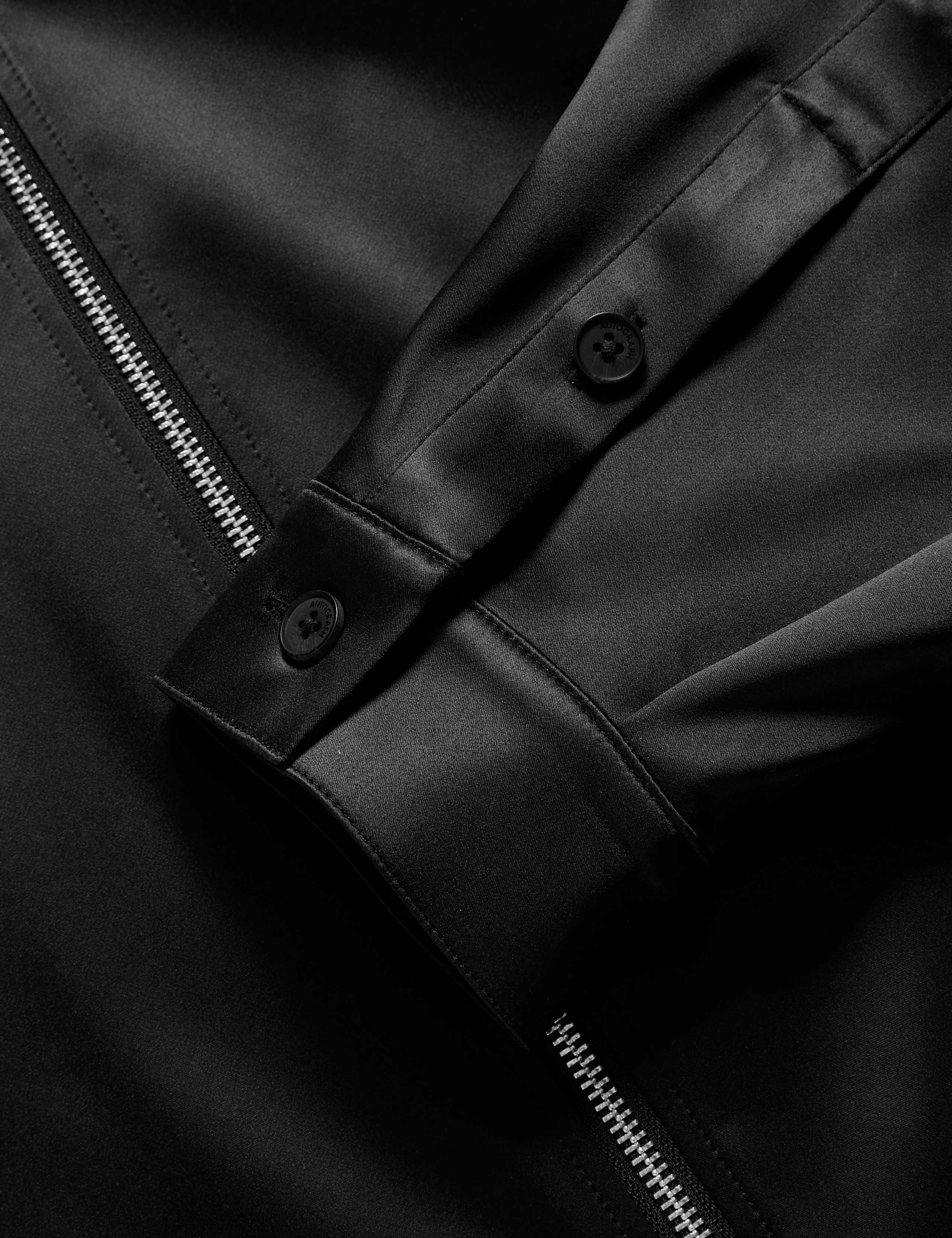 Satin Lightweight Collared Jacket 7 of 7