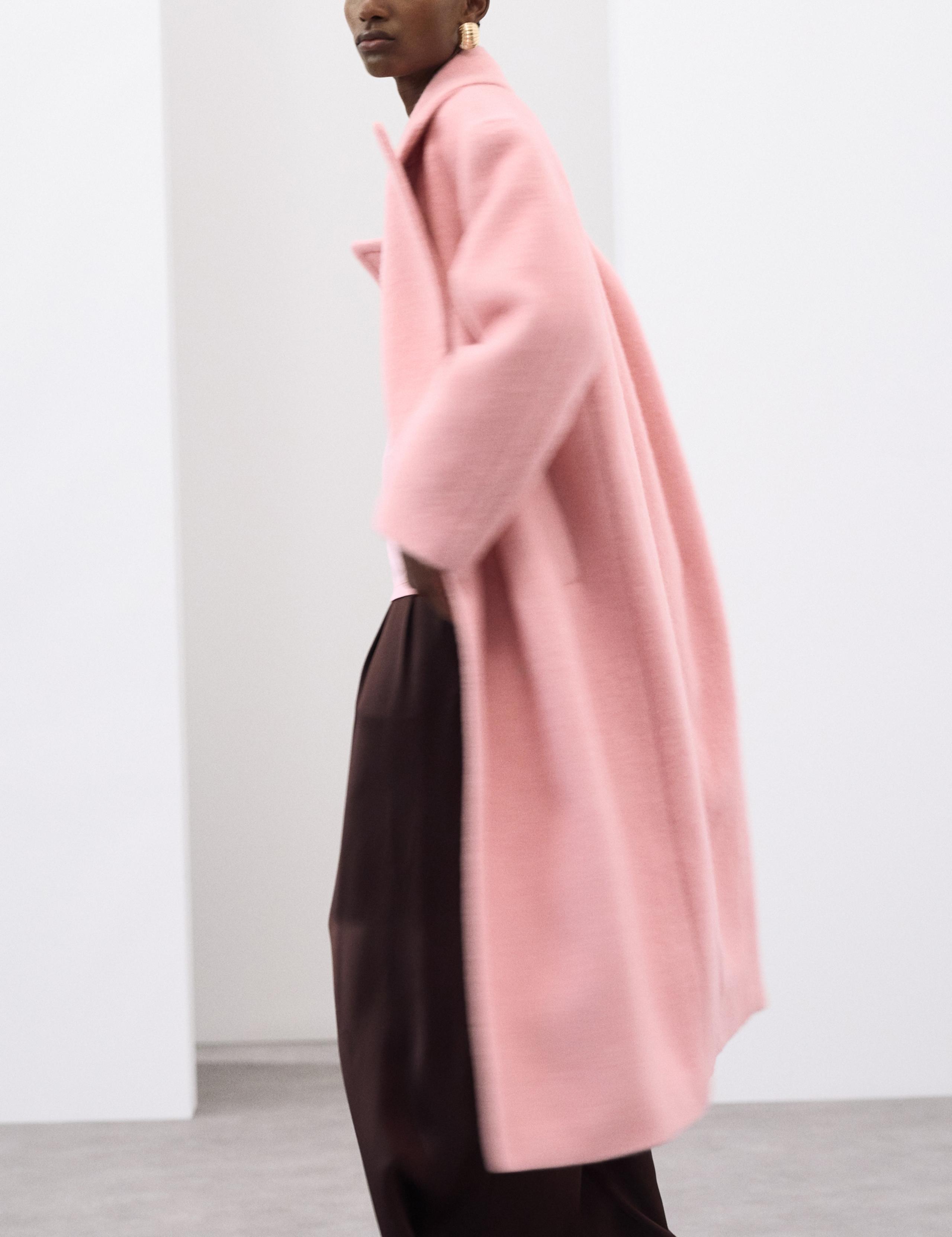 Wool Blend Herringbone Tailored Coat 7 of 7