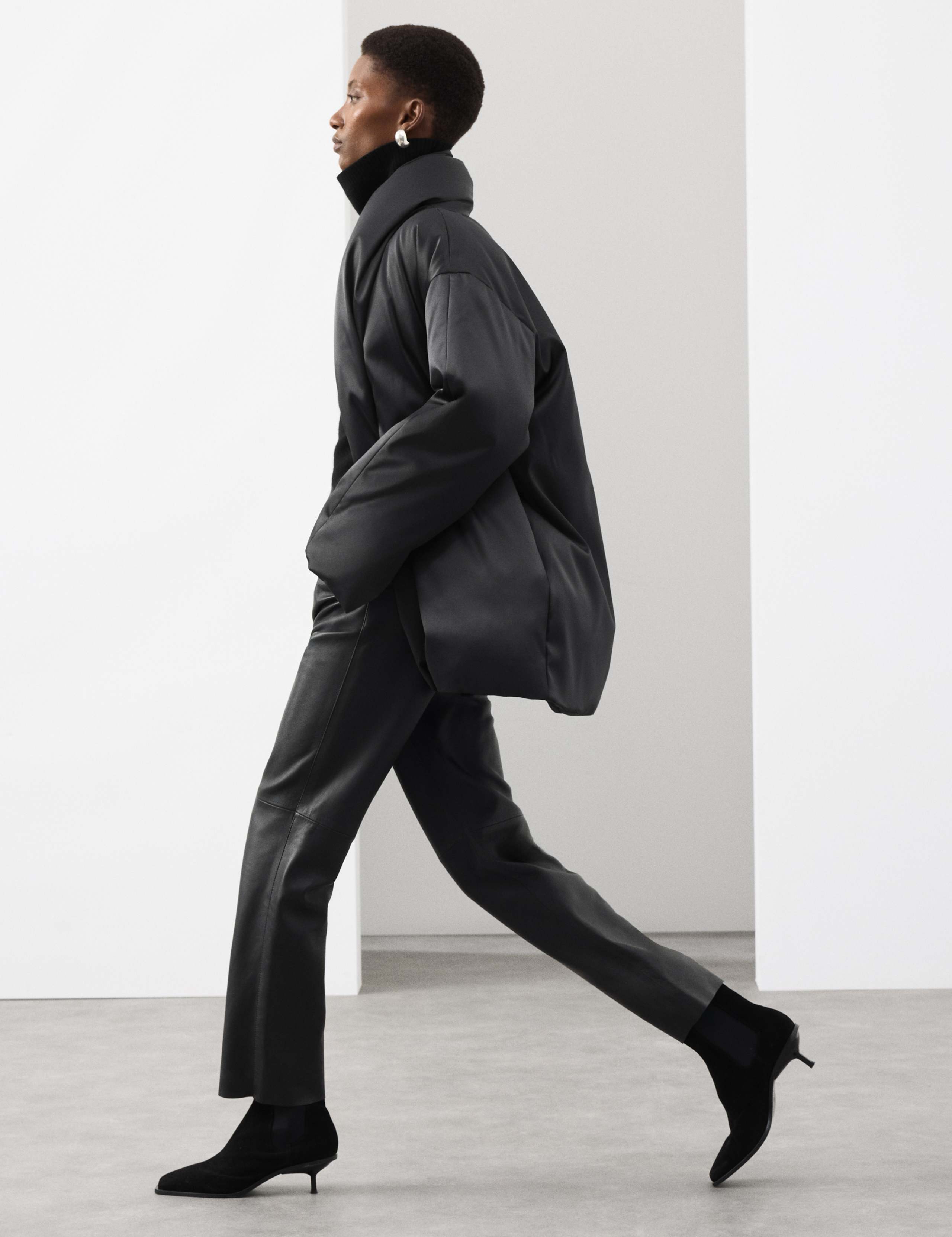 Satin Puffer Coat 6 of 7