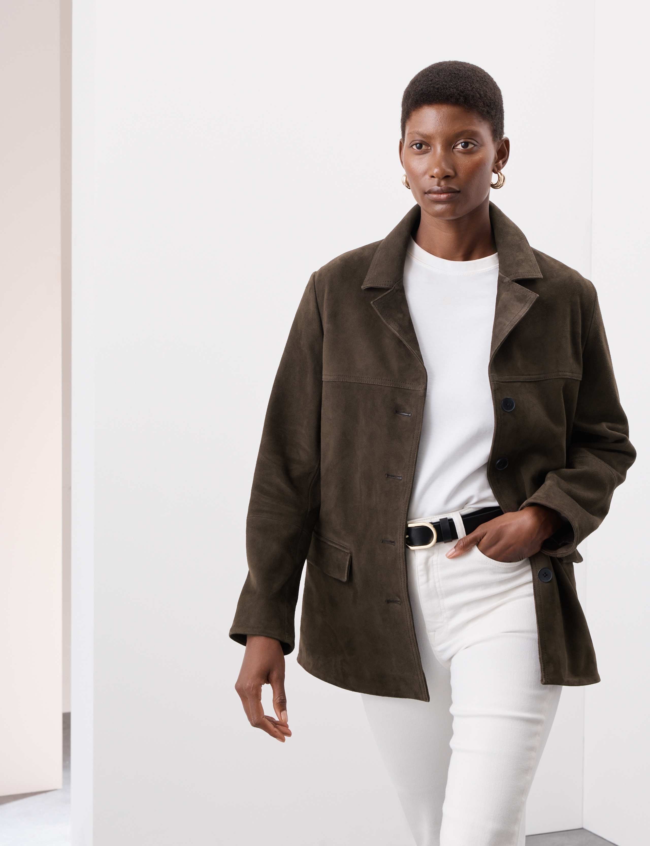 Suede Blazer 1 of 8
