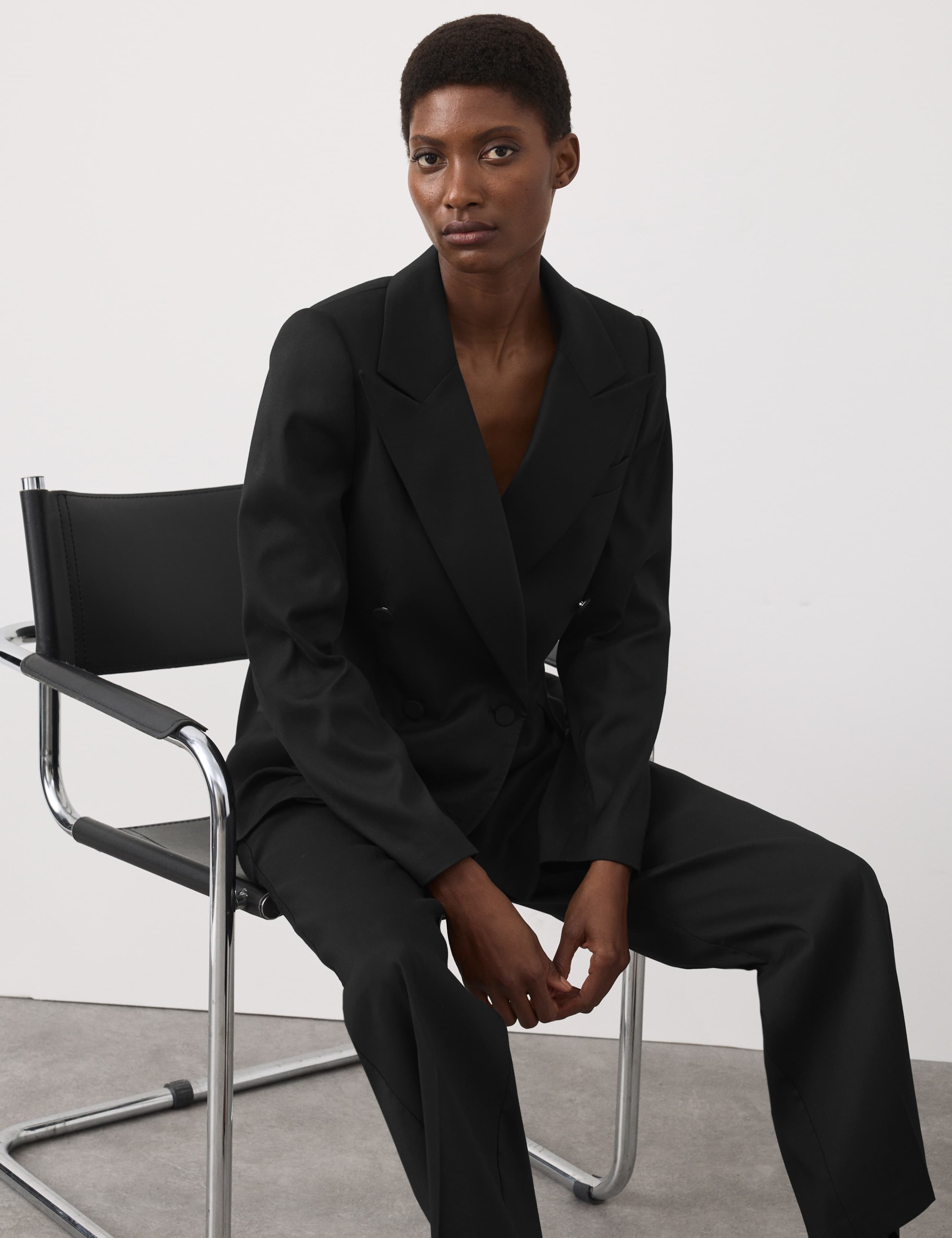 Lyocell Rich Tailored Double Breasted Blazer 7 of 7