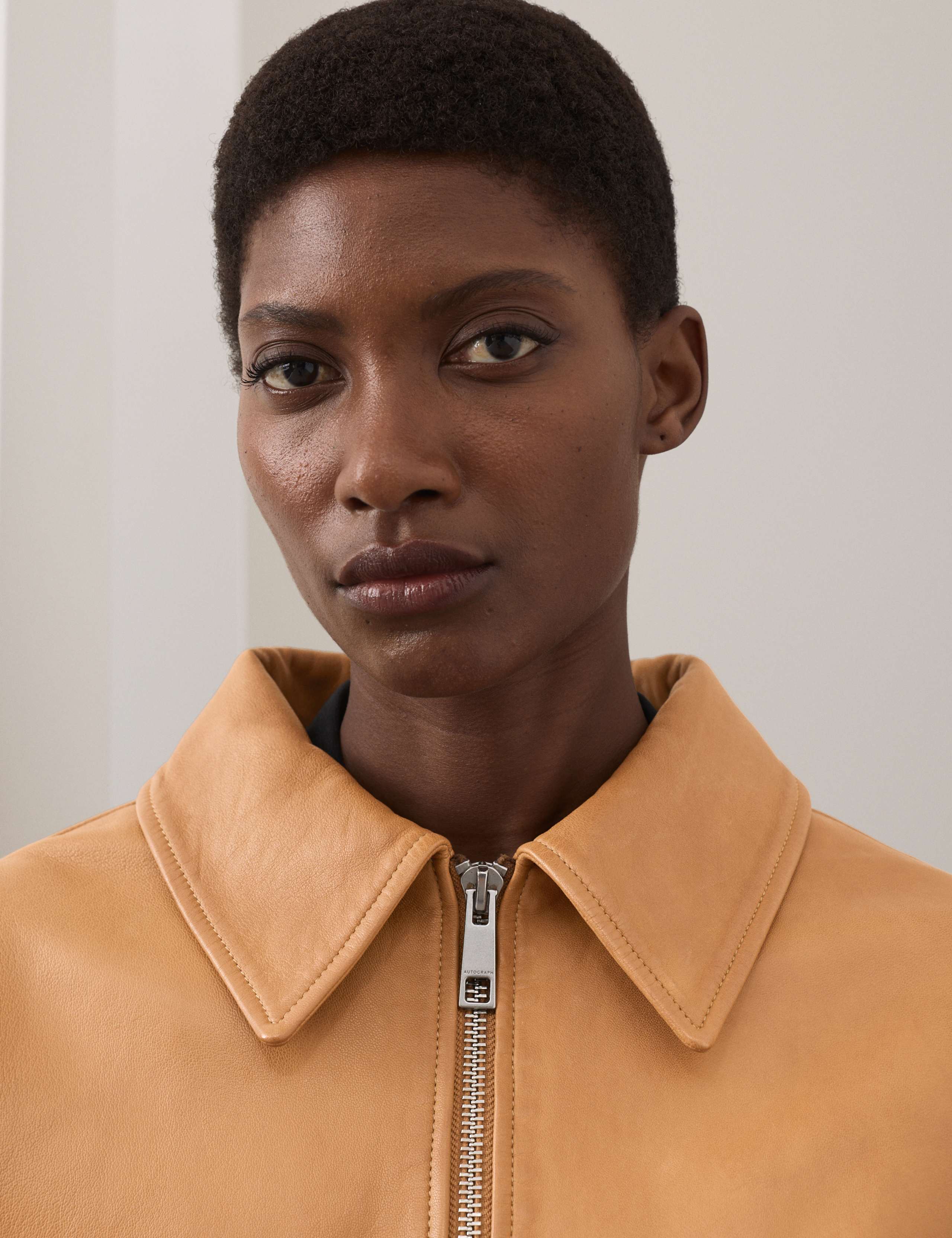 Leather Belted Biker Jacket 3 of 7