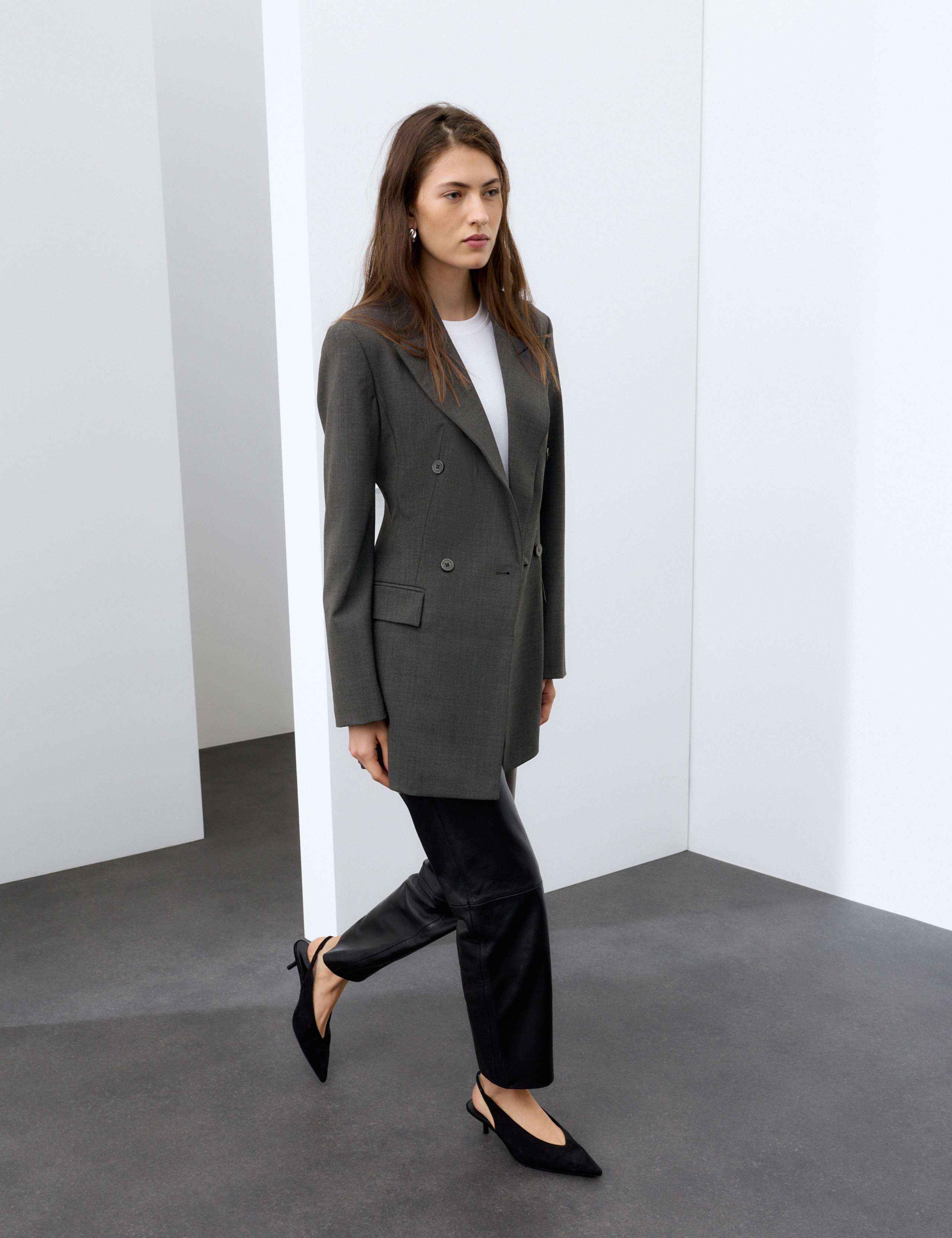 Longline Double Breasted Blazer 4 of 7