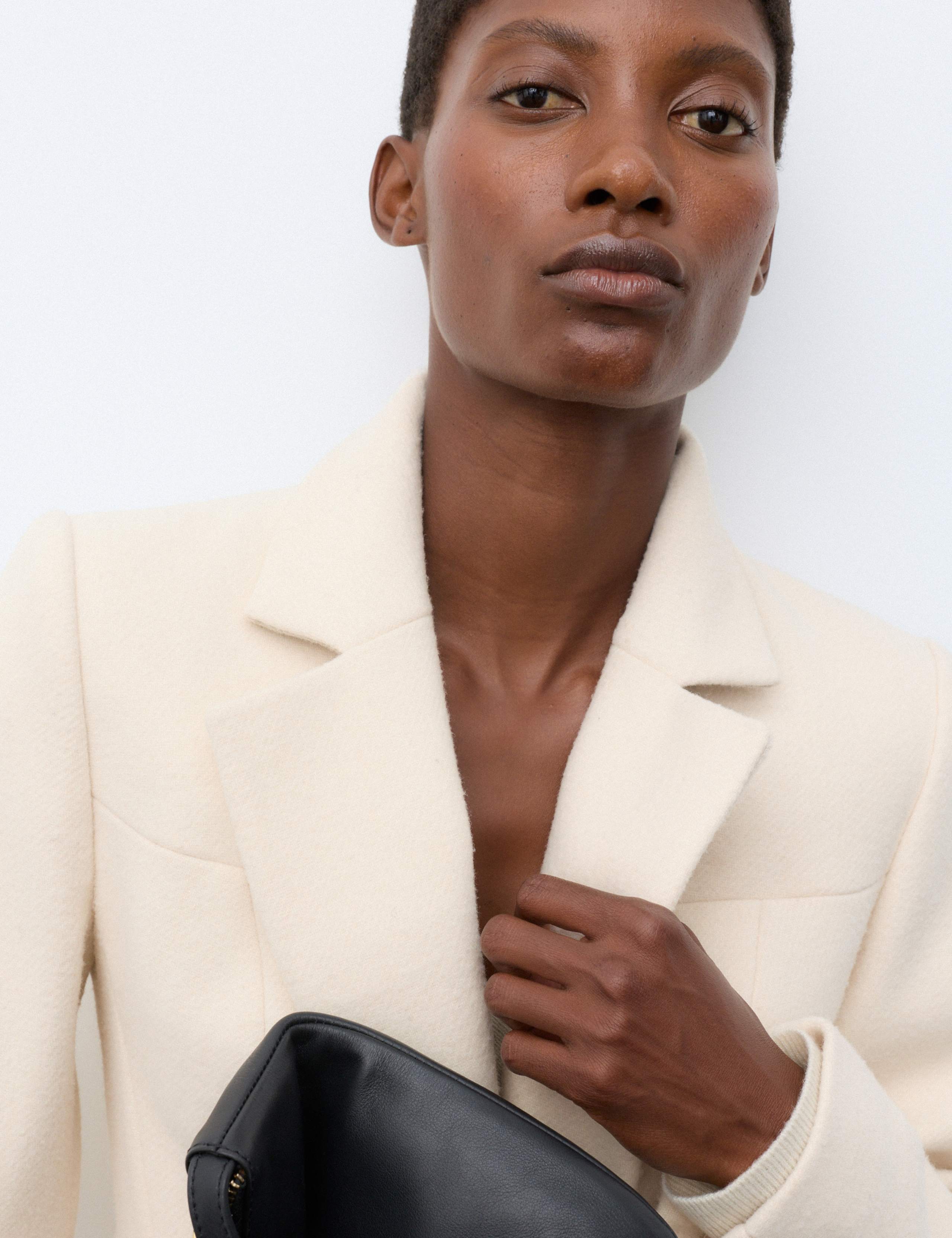 Wool Blend Longline Tailored Coat 7 of 7